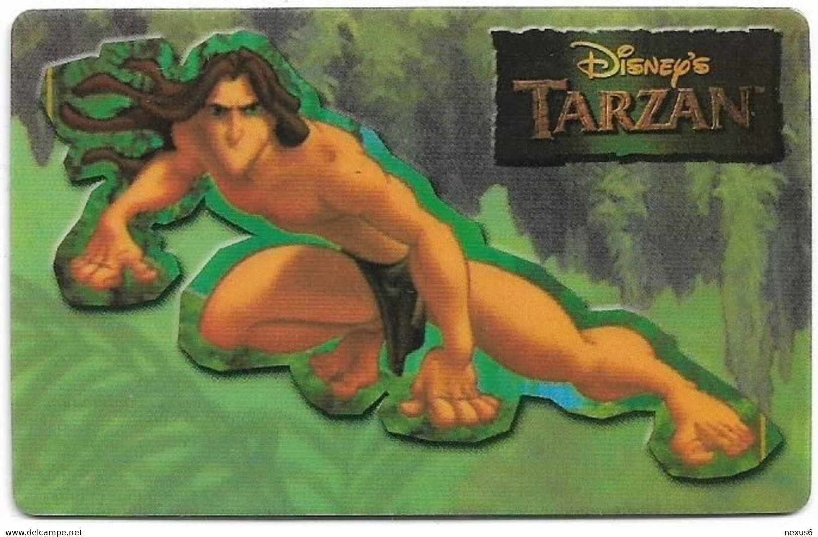 USA - Global Call - Disney, Tarzan #1, Exp.10.1997, Fake Prepaid - Autres & Non Classés