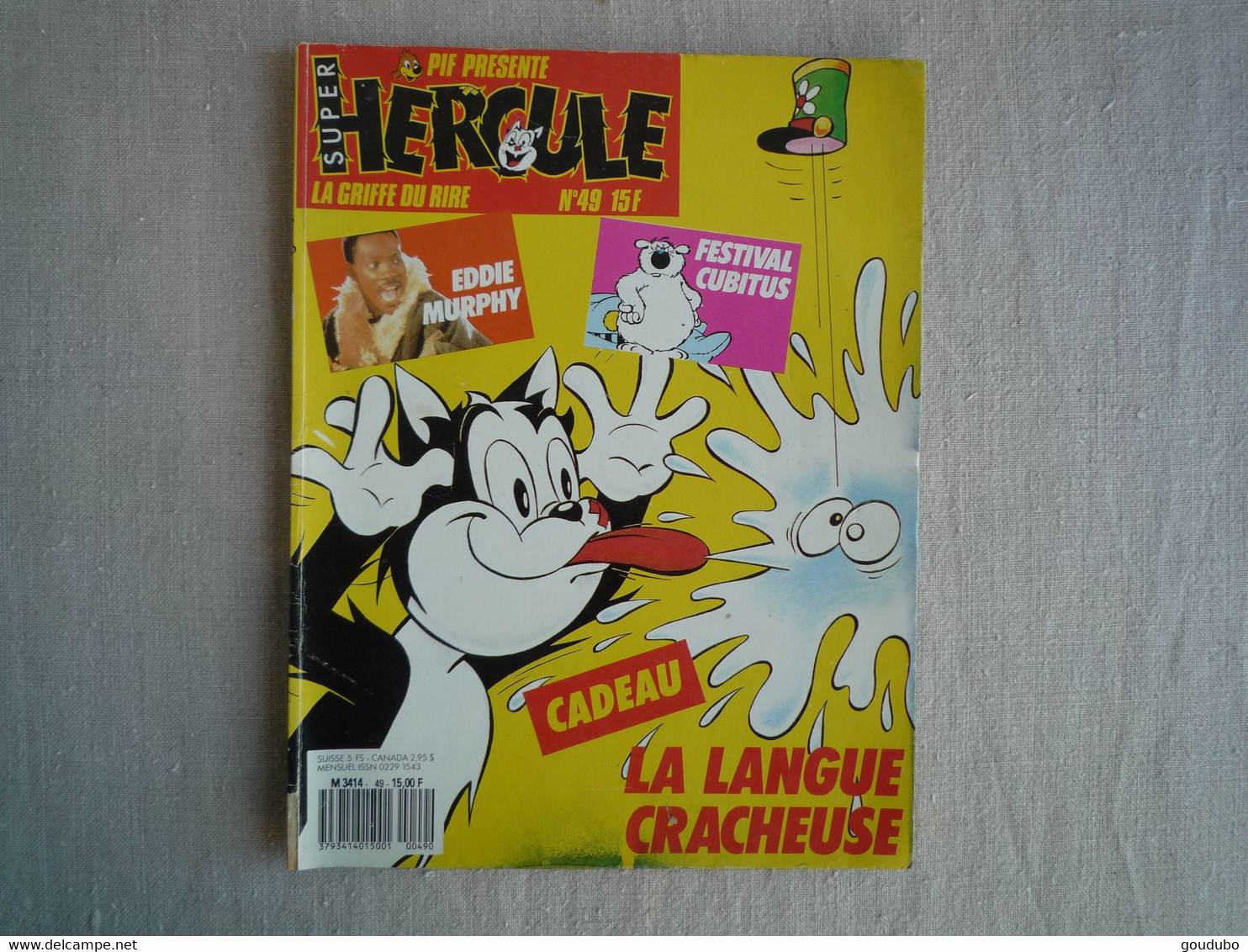 Super Hercule N°49 1989.Lombard Duca Murphy Cubitus.