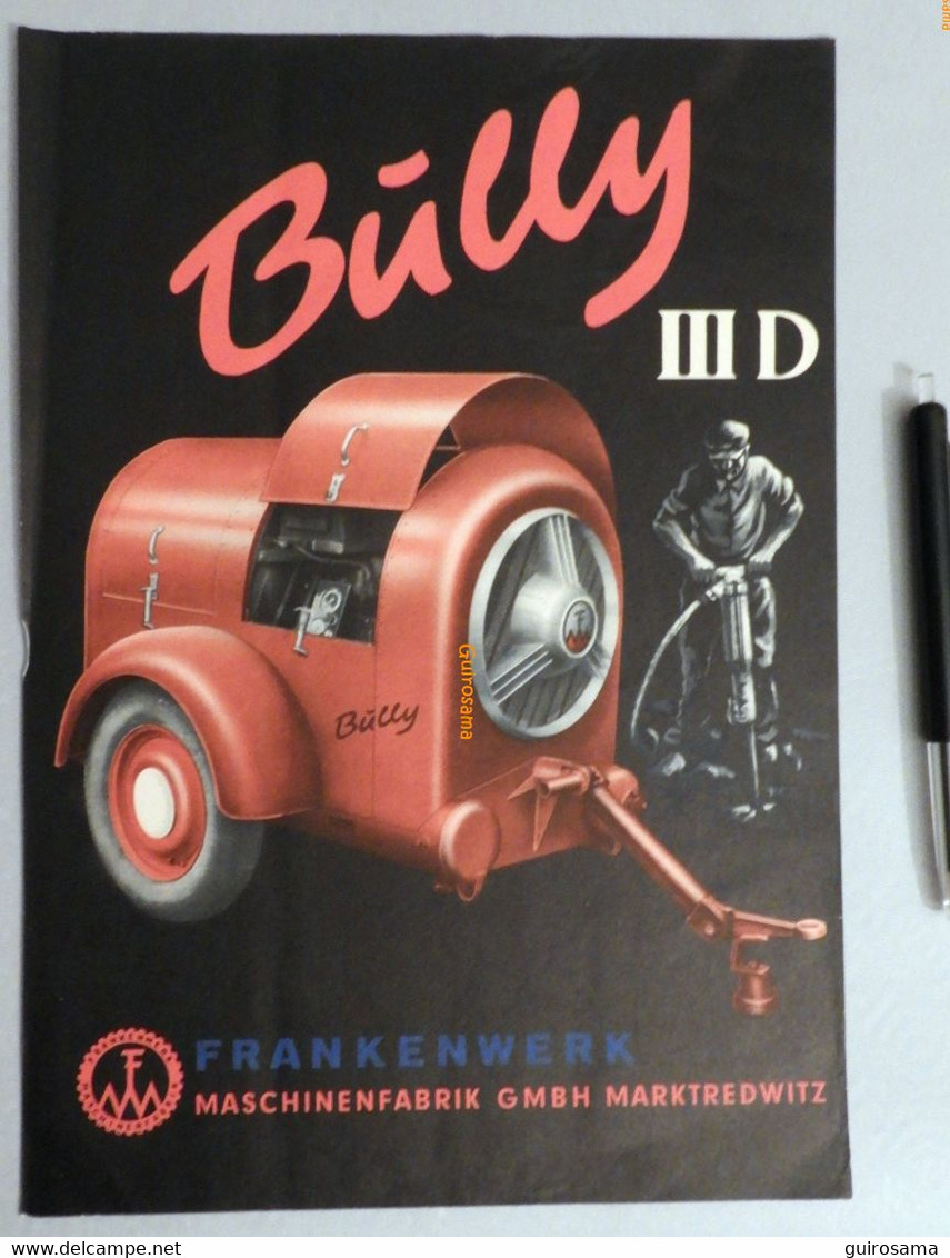 Bully III D - Heinrich Flottmann Frankenwerk Kompressoren - 1953 - Compresseur - 1950 - ...