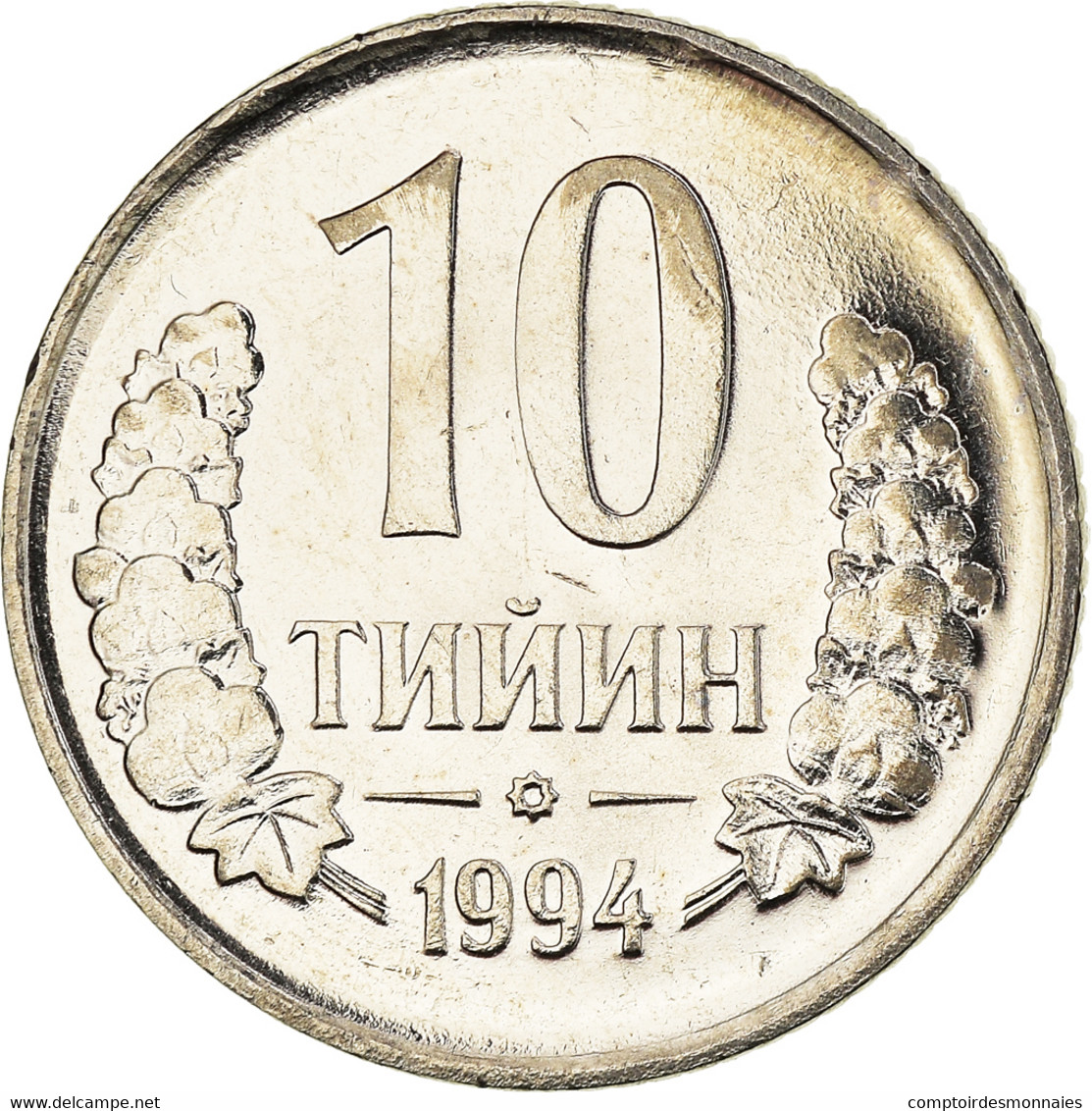 Monnaie, Uzbekistan, 10 Tiyin, 1994, SPL, Nickel Clad Steel, KM:4.2 - Ouzbékistan