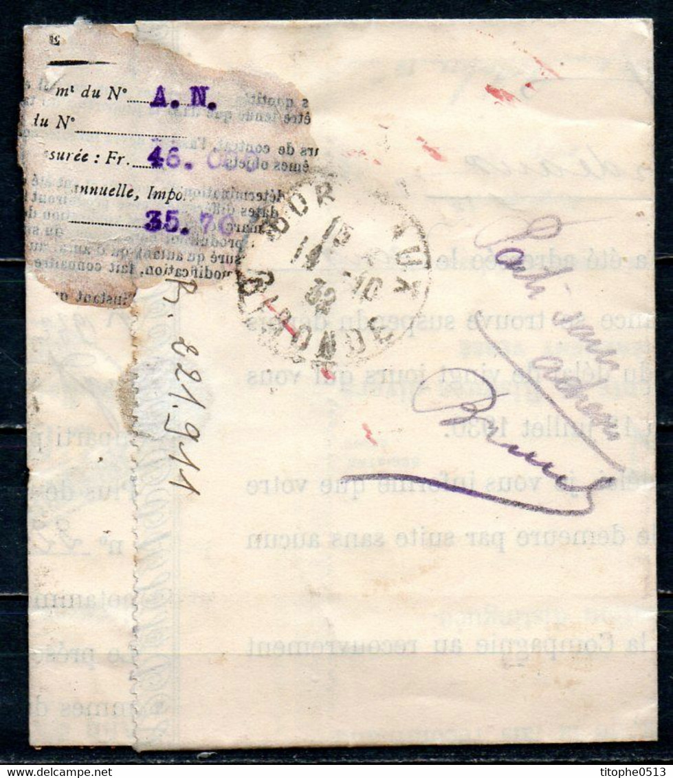 FRANCE. Enveloppe De 1932 Avec Retour à L'envoyeur Car Non Réclamée. - Lettres & Documents
