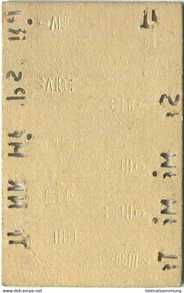 Deutschland - Gültig Für 10 Fahrten - Fahrkarte Berlin S-Bahn-Verkehr 3. Klasse 1,50 RM - Europe