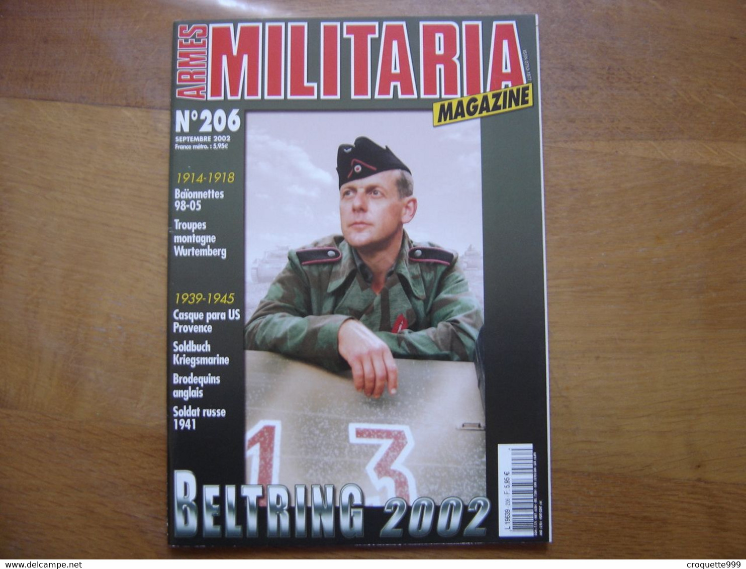 MILITARIA MAGAZINE 206 GUERRE MILITAIRES Sommaire En Photo - Armas