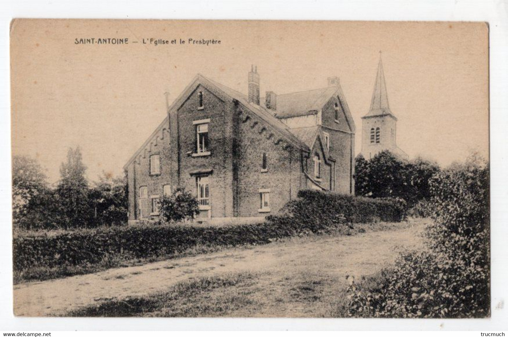 HARRE - SAINT - ANTOINE  -  L'église Et Le Presbytère - Manhay