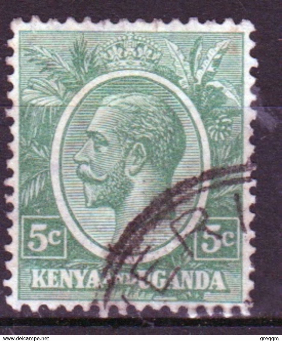 Kenya And Uganda 1922 King George V 5c In Fine Used Condition. - Kenya & Uganda