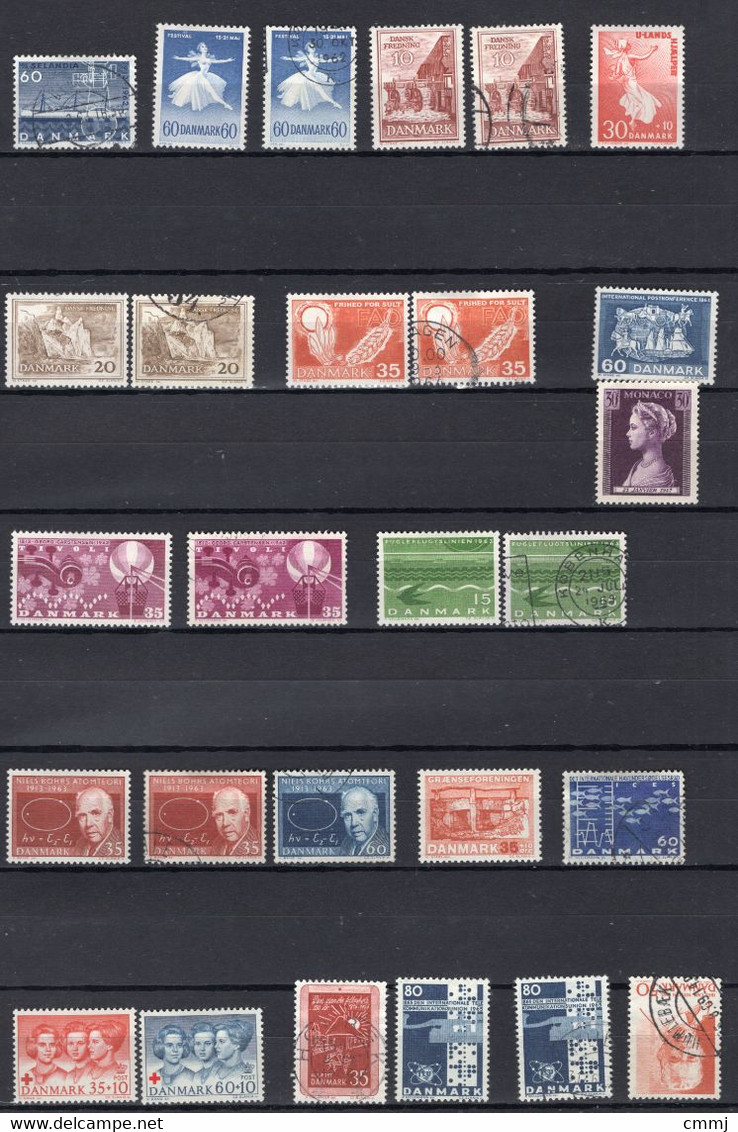 1962/64 - DANIMARCA - Mi.  406/432 - USED/LH - (Z..) - Collezioni