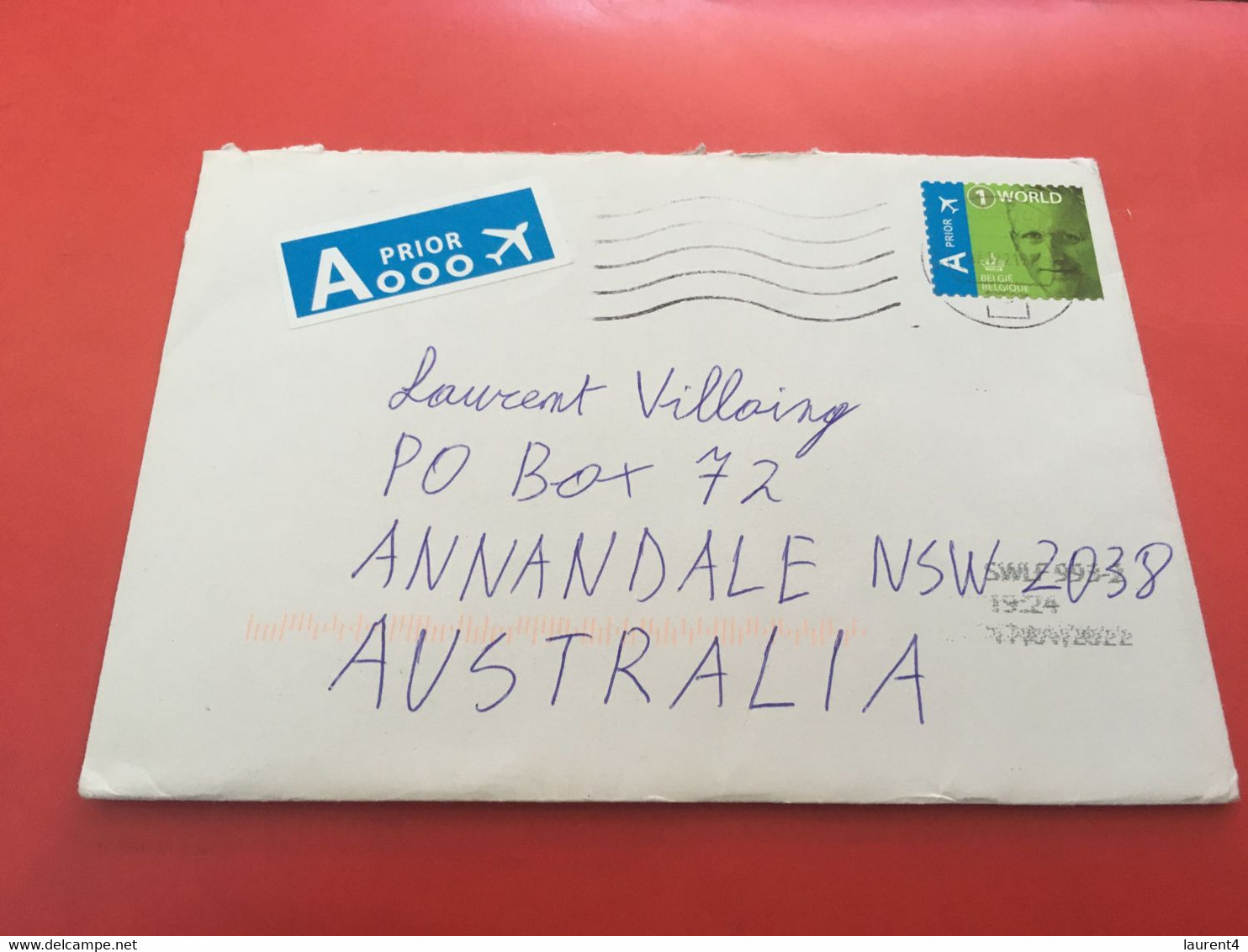 (2 F 37) Letter Posted From Belgium To Australia During COVID-19 Pandemic - 2 Covers - Covers & Documents