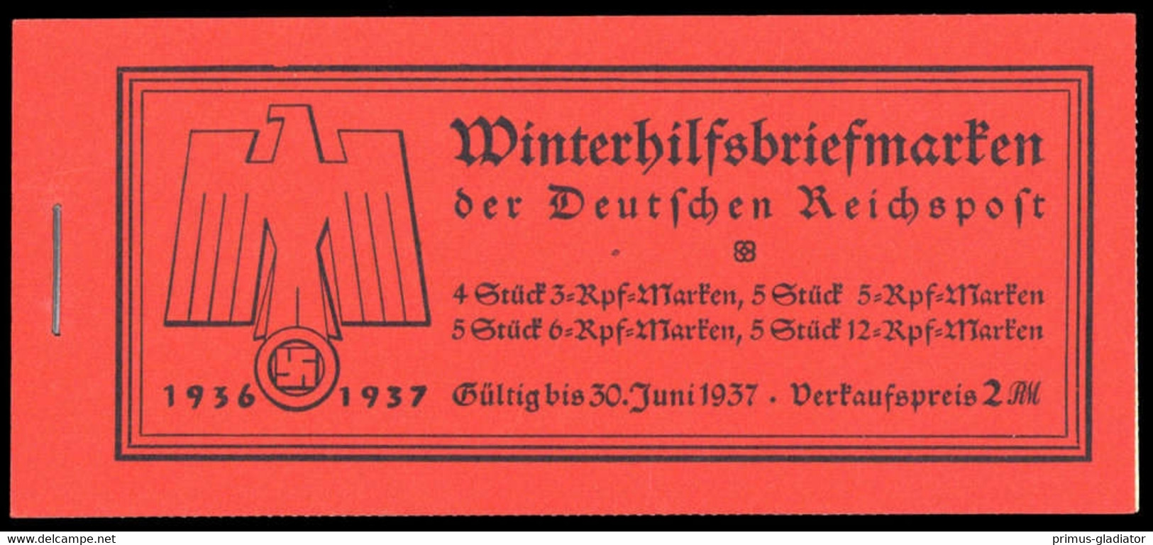 1936, Deutsches Reich, MH 43, ** - Carnets