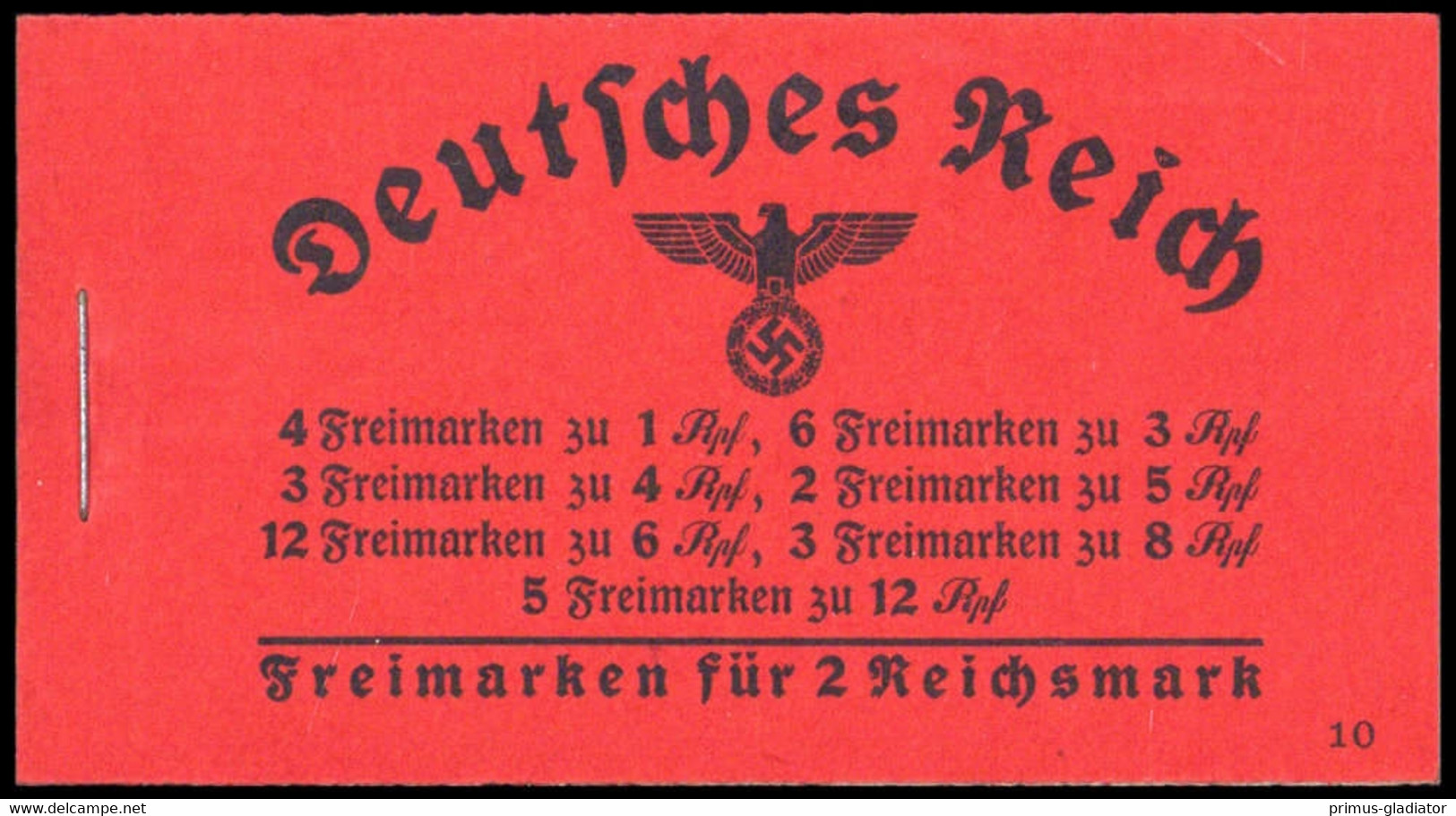 1939, Deutsches Reich, MH 38.2, ** - Carnets
