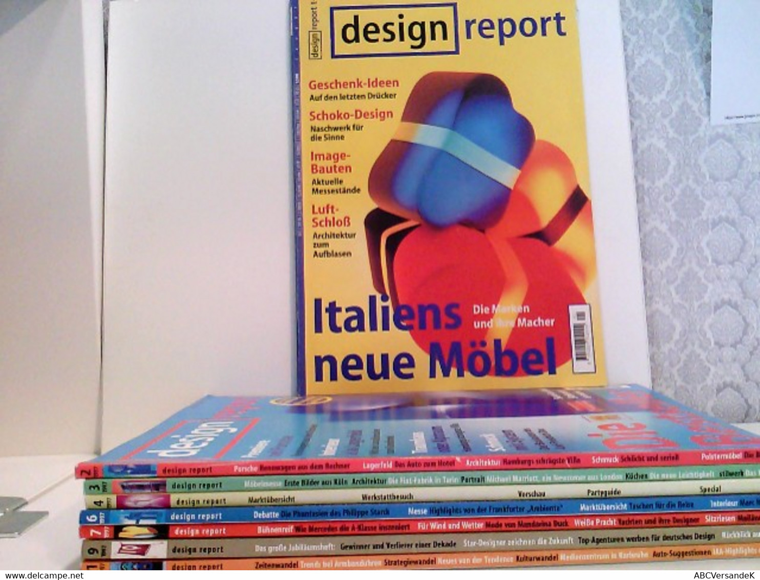 Konvolut Bestehend Aus 8 Zeitschriften/Heften Zum Thema: Design Report. - Grafiek & Design