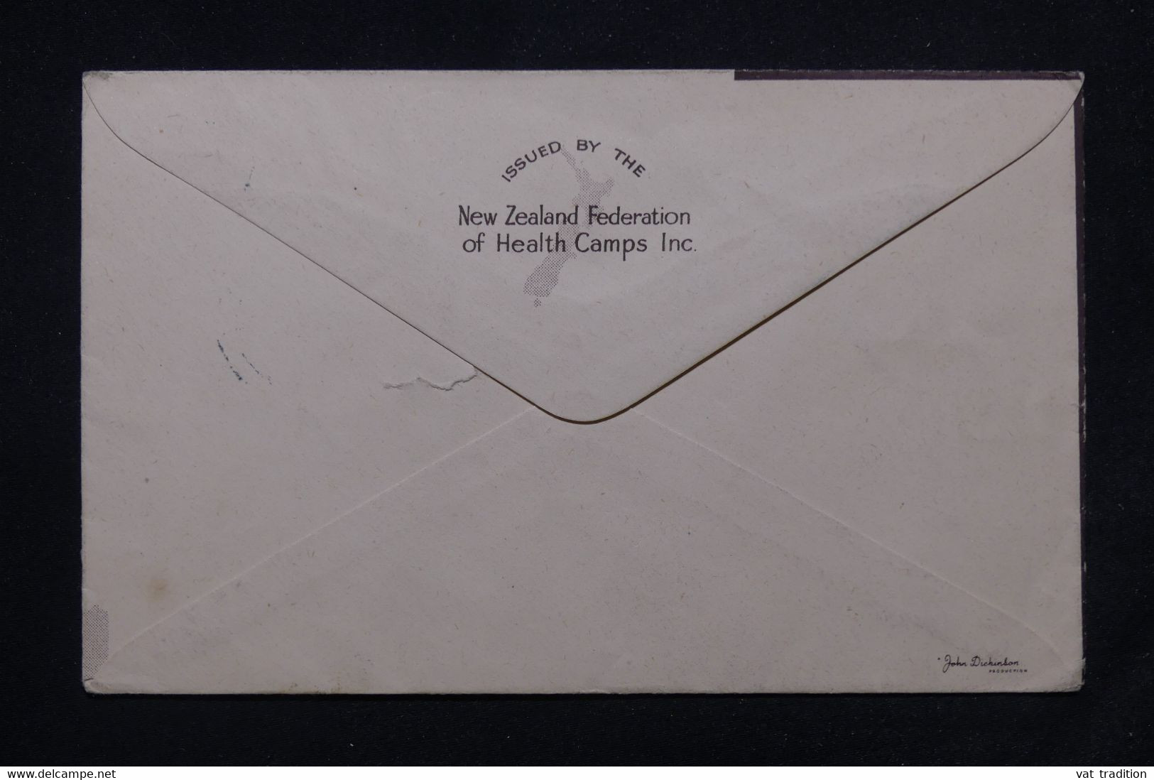 NOUVELLE ZÉLANDE - Enveloppe Souvenir  ( Enfance ) Pour La France En 1949 - L 115341 - Brieven En Documenten