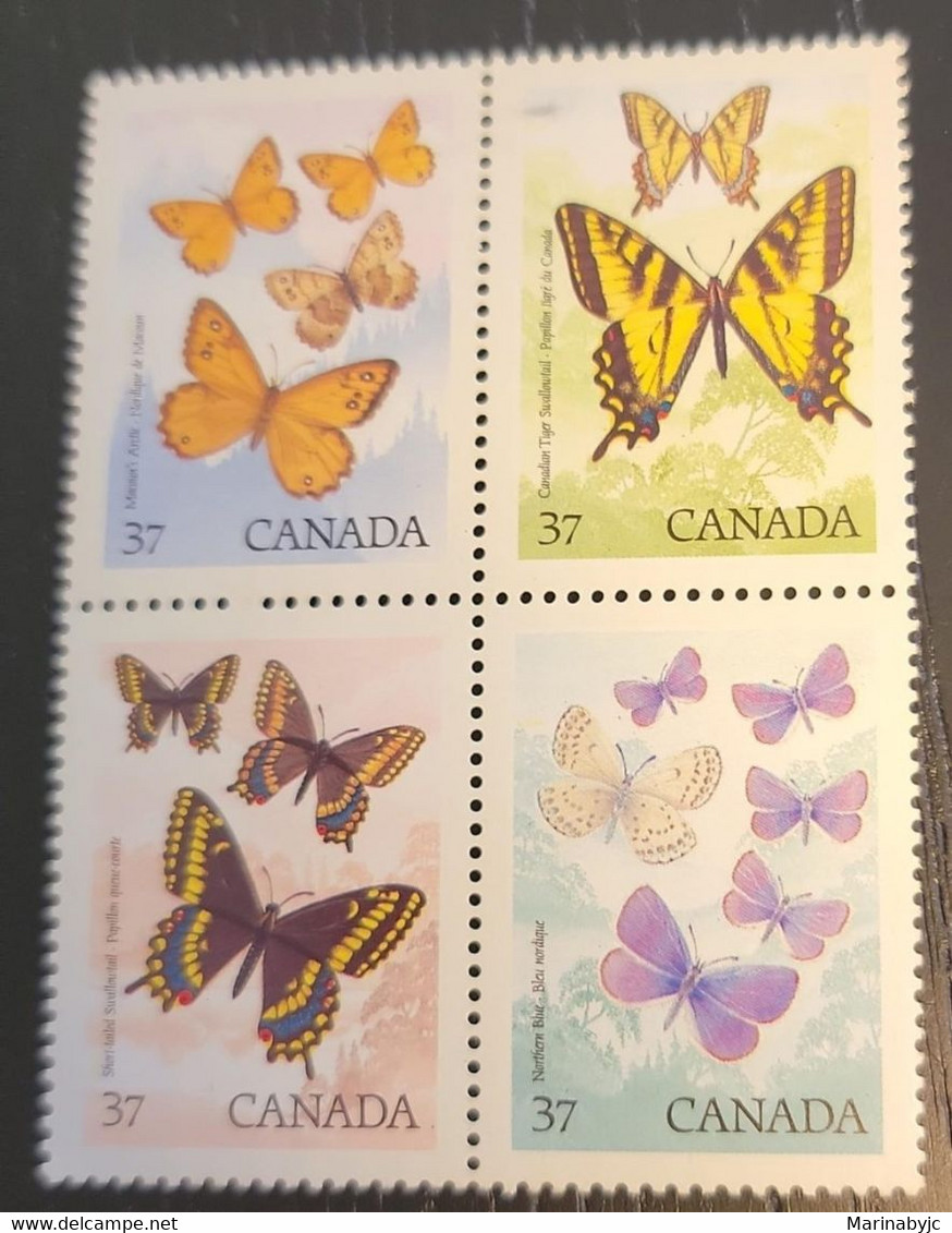 SP) 1998 CANADA, BUTTERFLIES, VANCOUVER INTERNATIONAL ENTOMOLOGICAL CONFERENCE, COMPLETE SERIES, MNH - Sonstige & Ohne Zuordnung