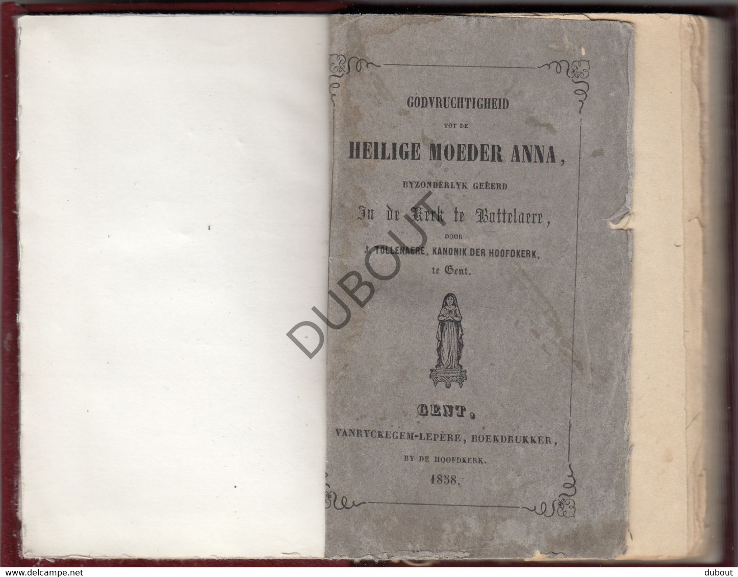 BOTTELARE/Merelbeke - Heilige Moeder Anna - Druk: Vanryckegem-Lepère, Gent 1858 (W117) - Vecchi