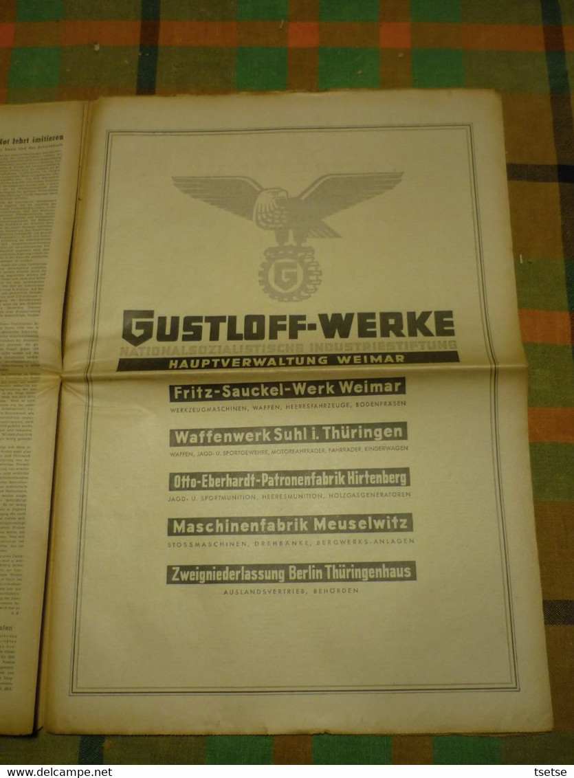 Journal De Propagante Allemand DAS REICH édité Par Le Parti National-socialiste / Hitler - Février 1941  N° 5 - Deutsch