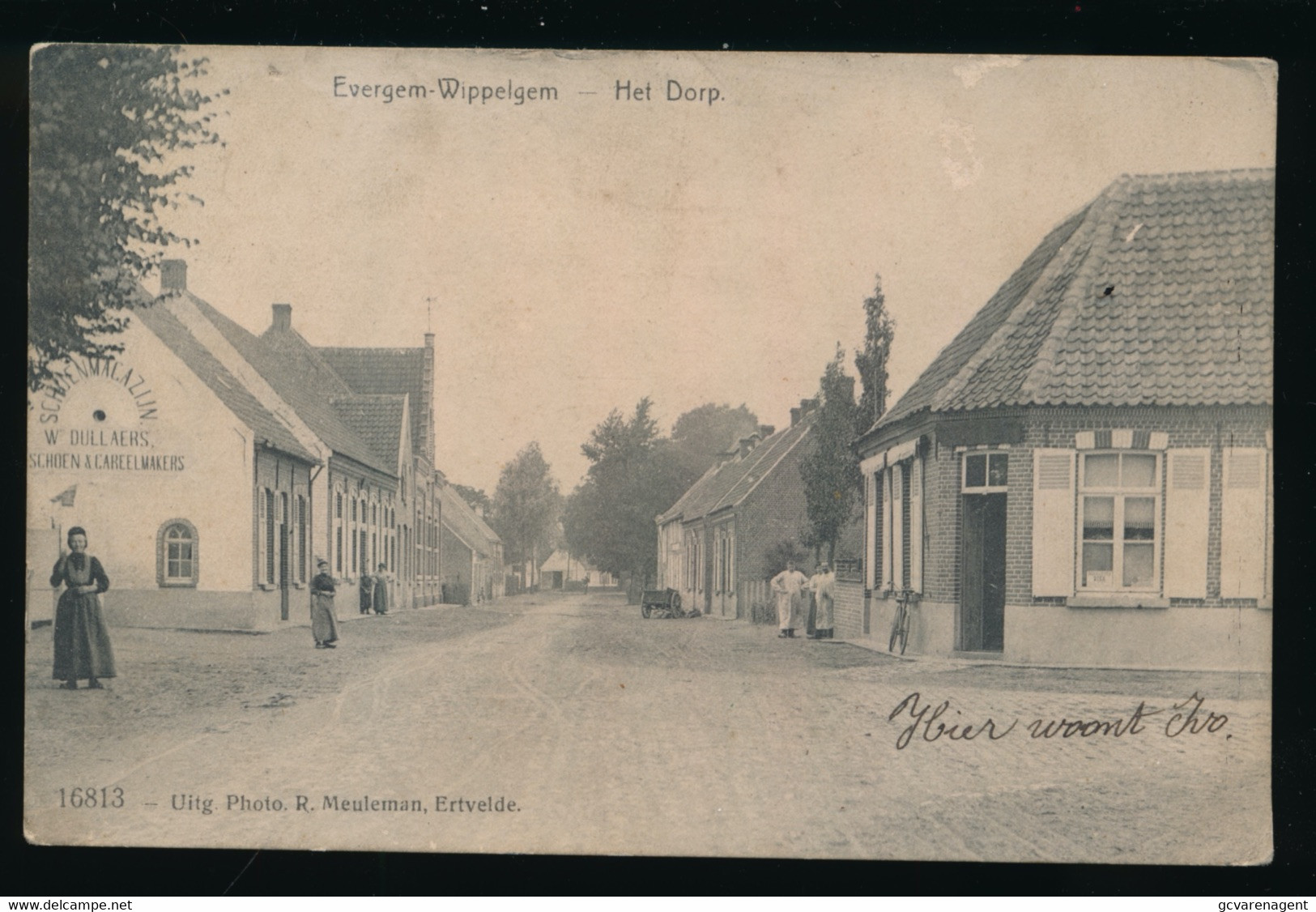 EVERGEM WIPPELGEM  HET DORP        2  SCANS - Evergem