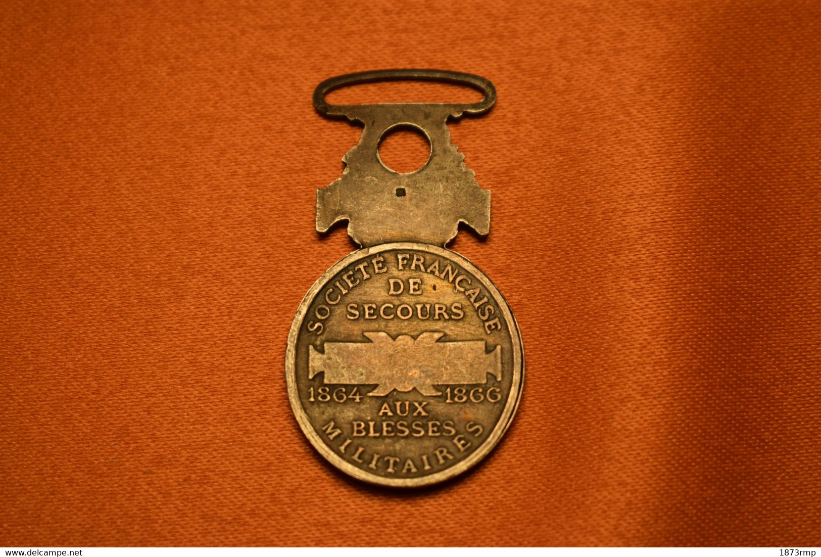 1870,14/18 , MÉDAILLE DES SECOURS AUX BLESSÉS, SANS RUBAN - France