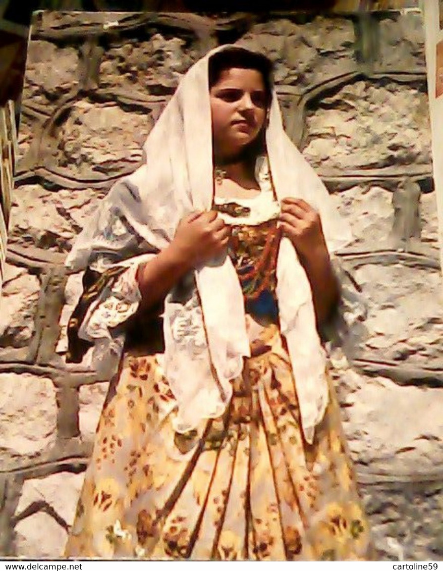 COSTUMI SARDI - COSTUME DI SINNAI (CAGLIARI) V1975  IM4237 - Carbonia