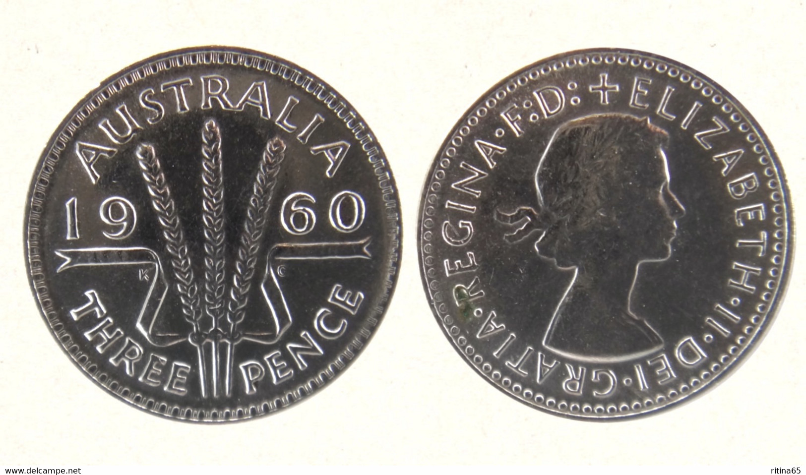 AUSTRALIA 3 PENCE 1960 IN ARGENTO - Threepence