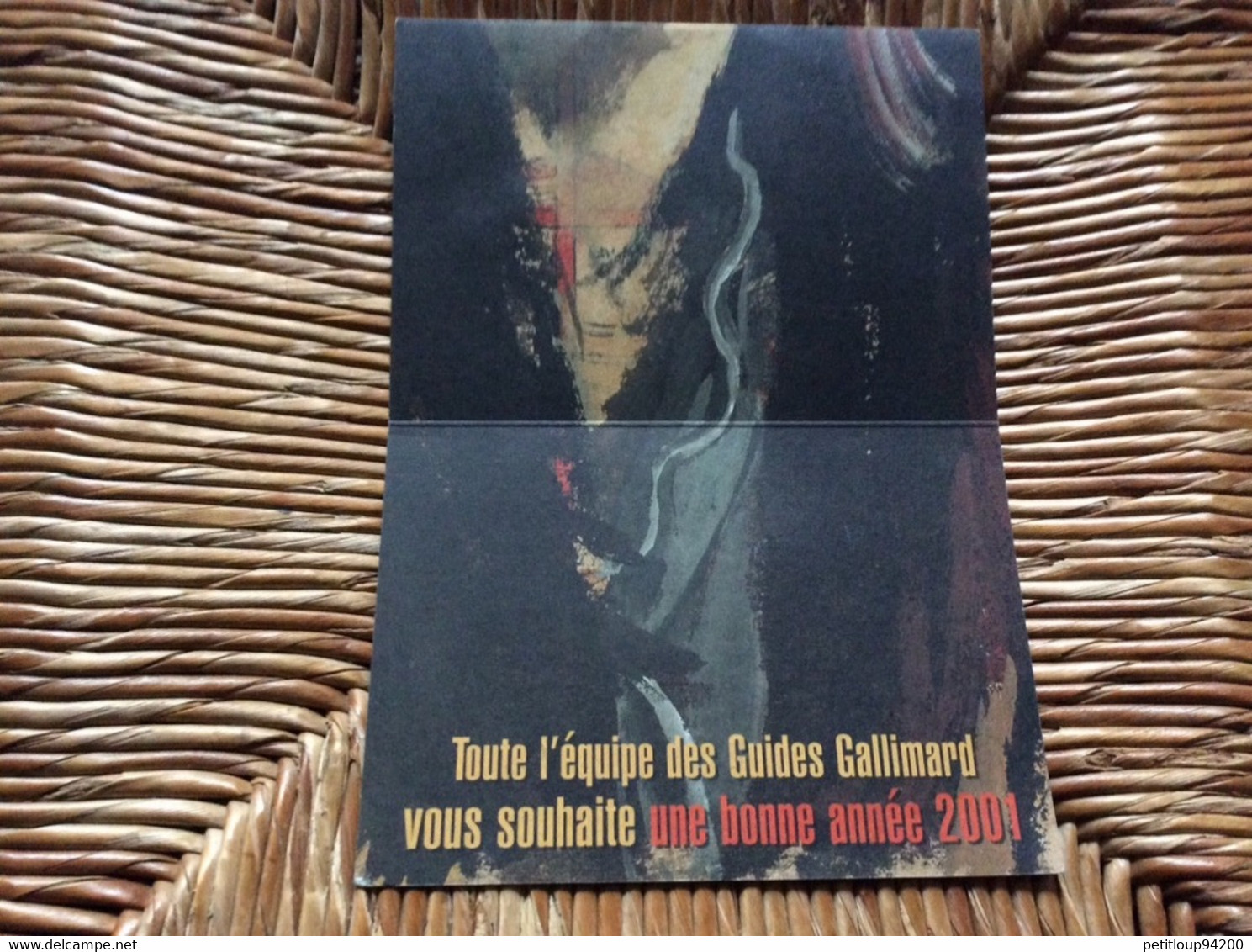 VŒUX ANNÉE 2001 *GUIDES GALLIMARD  130 - Neujahr