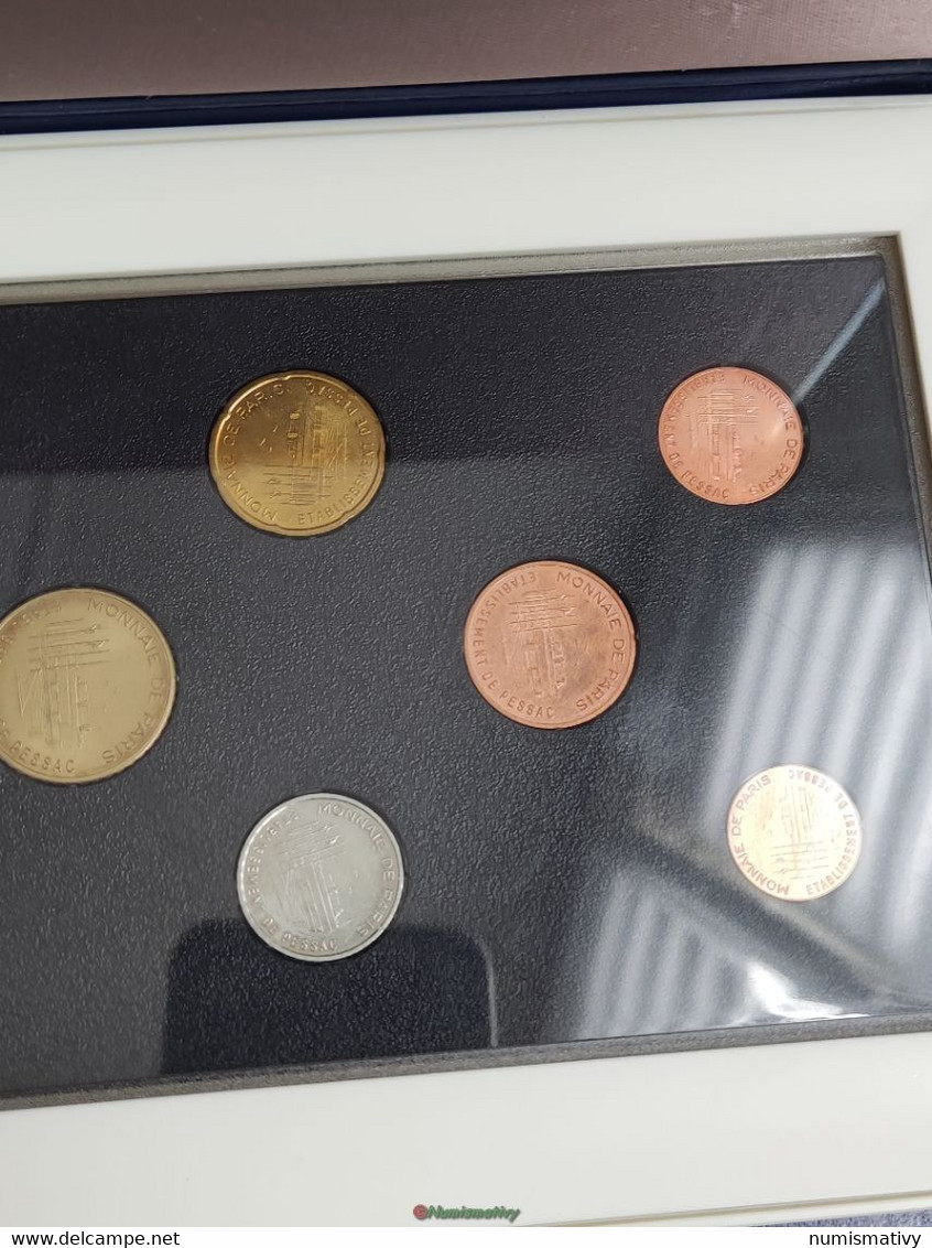 Coffret € Essai De Frappe Monétaires 8 Pièces EURO Monnaie De Paris - Variétés Et Curiosités