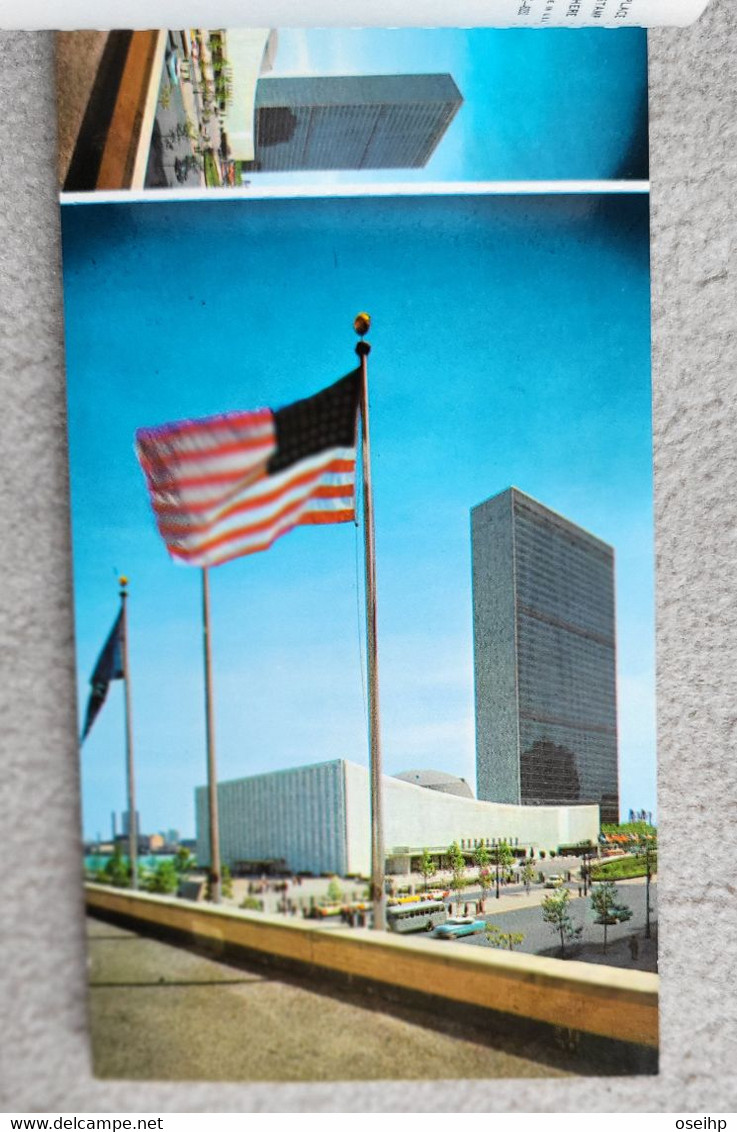 CPM Souvenir Carnet NEW YORK CITY The Gray Line Tour Booklet World Trade Center Empire State Building Manhattan ...