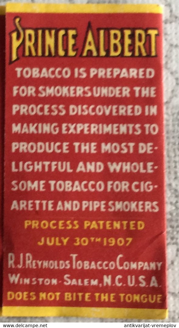 Tobacco CIGARETTE PAPER RIZLE ZIGARETTENPAPIER CARTINE PRINC ALBERT CRIMP CUT  U.S.A. - Autres & Non Classés