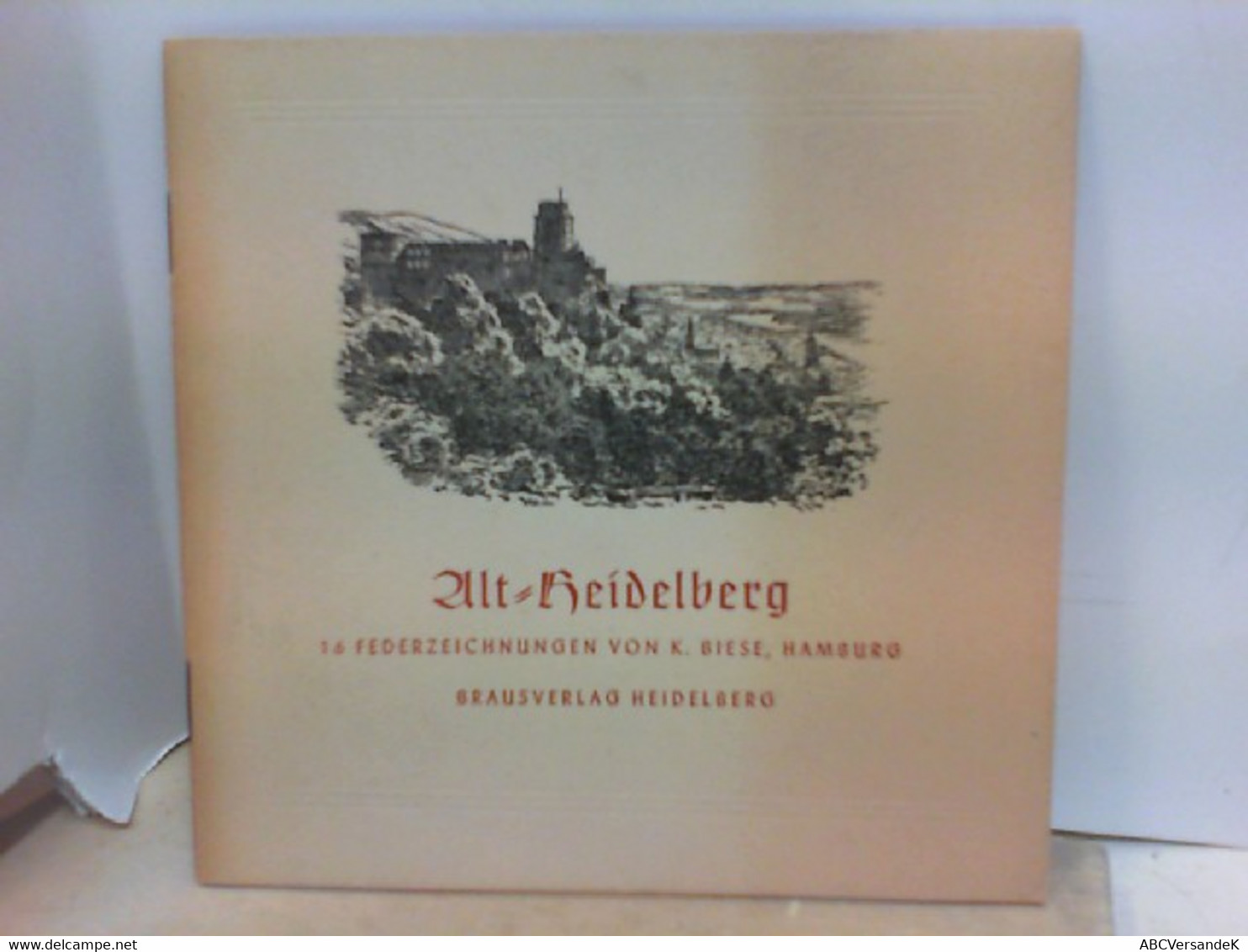 Alt - Heidelberg - 16 Federzeichnungen - Duitsland