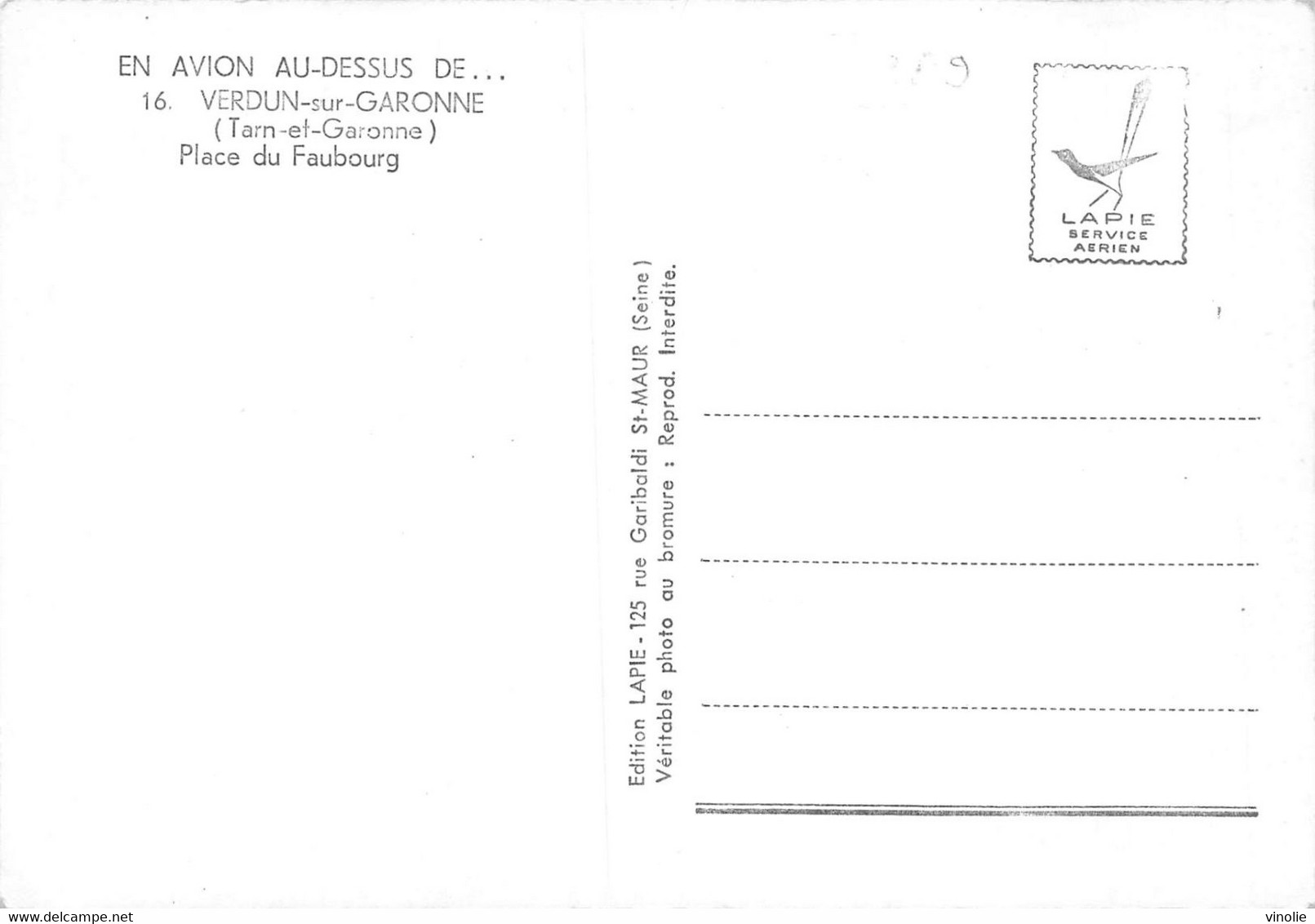 P-FL-M-22-2113 : VUE AERIENNE DE VERDUN-SUR-GARONNE - Verdun Sur Garonne