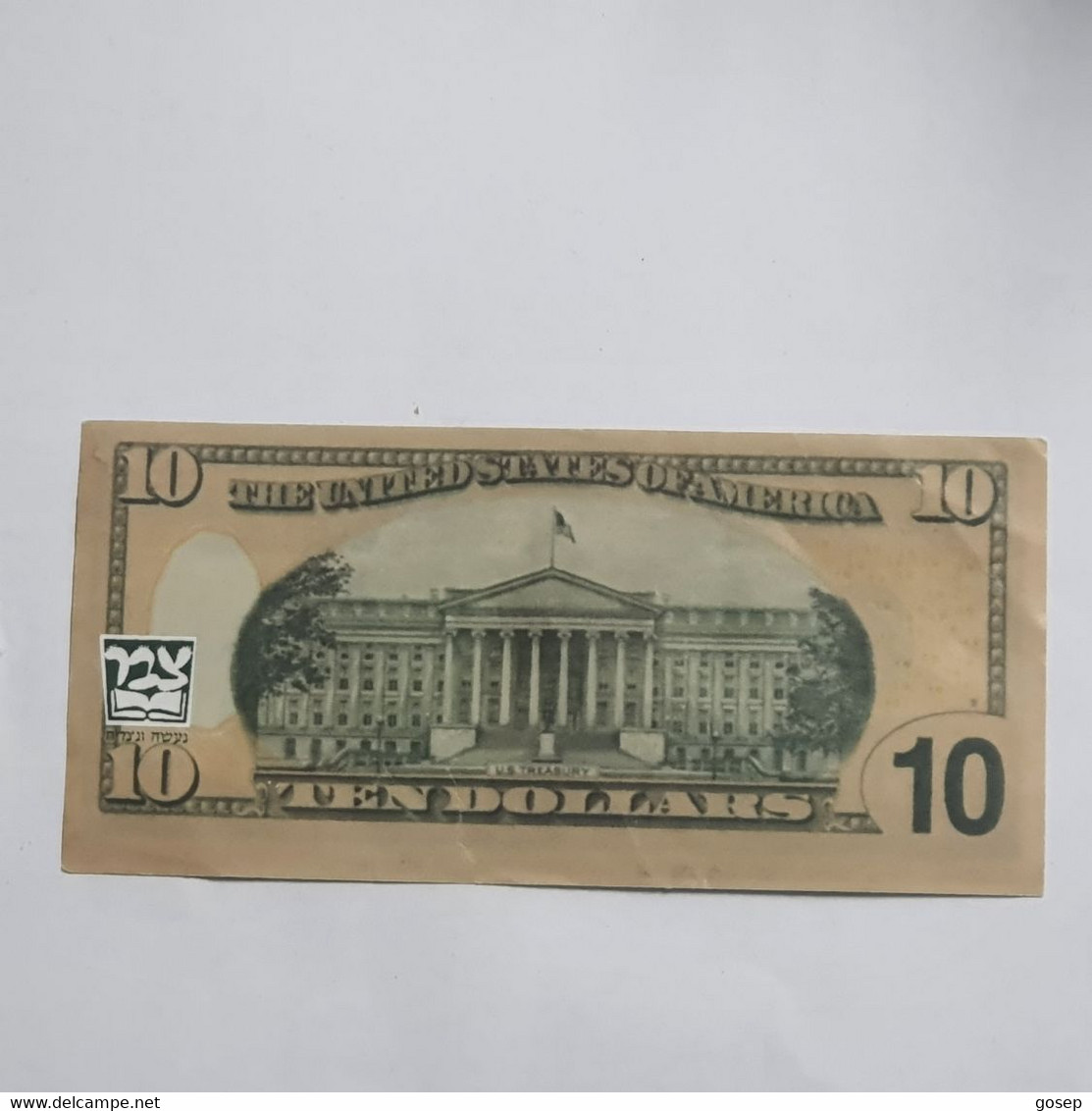 U.S.A-federal Reserve Note-(10$)-Sabra-(18)-(?)-(2006)-(Sample Notes)-very Good - Collections