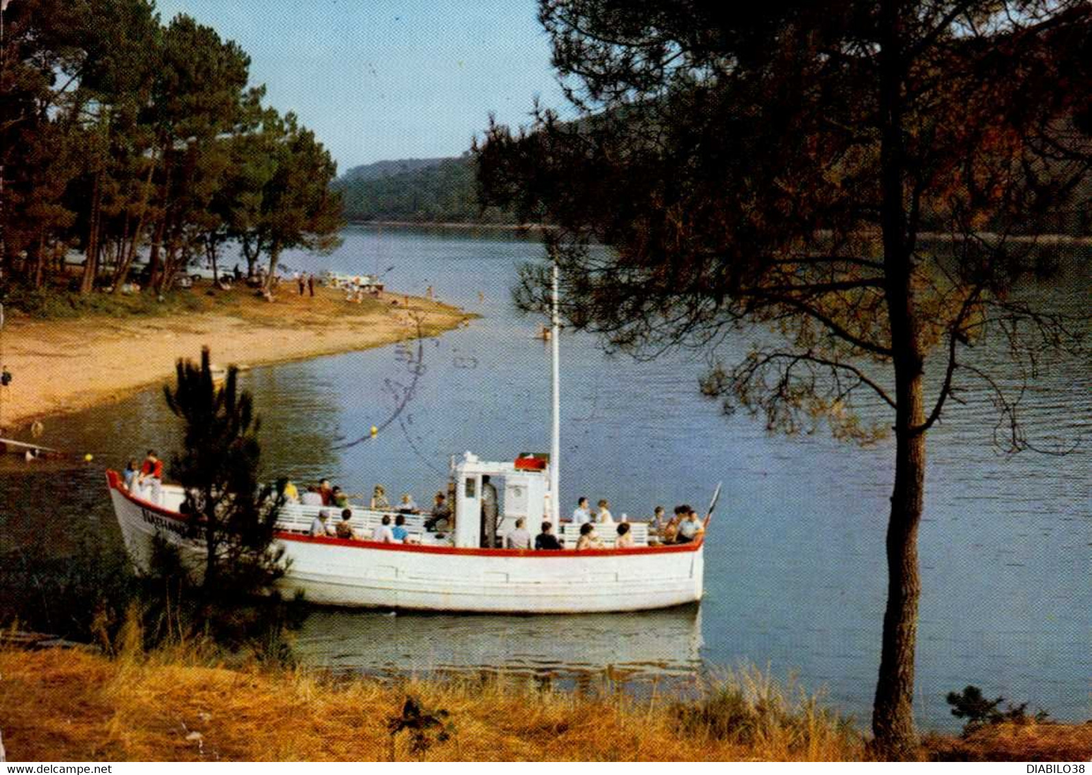 CAUREL   ( COTES D 'ARMOR )   LAC DE GUERLEDAN .  LE VEDETTE - Caurel