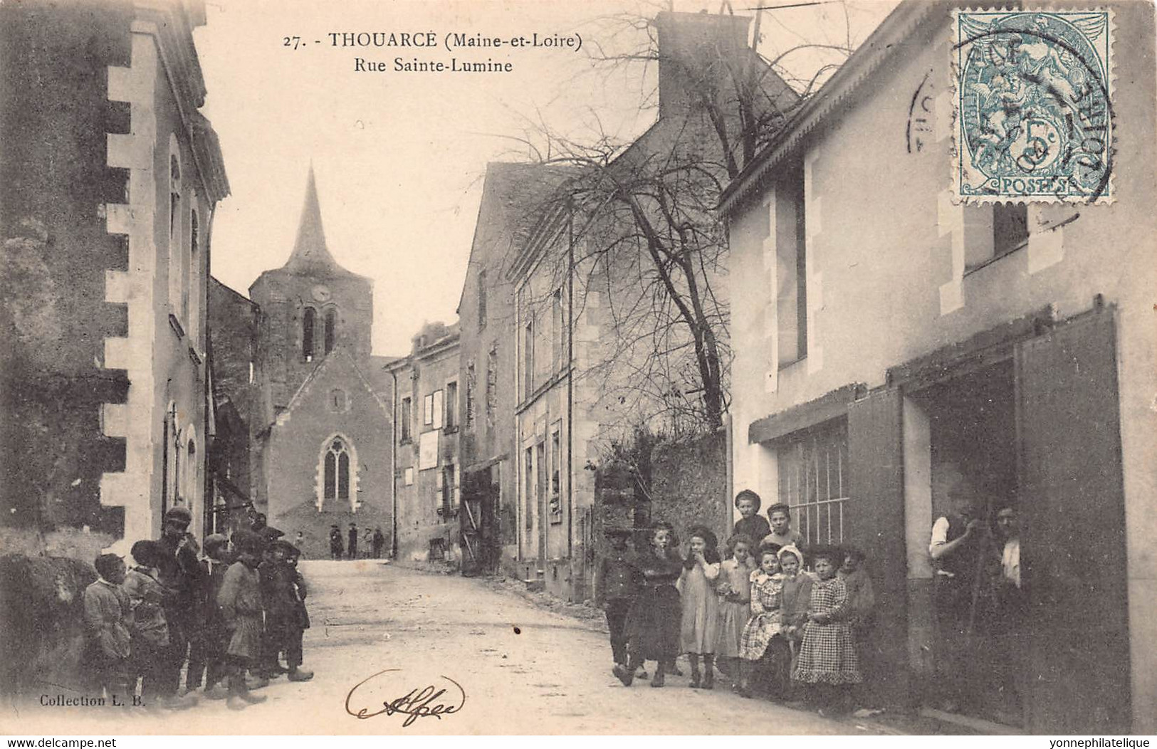 49 - MAINE ET LOIRE - THOUARCÉ - Rue Sainte-Lumine (10142) - Thouarce