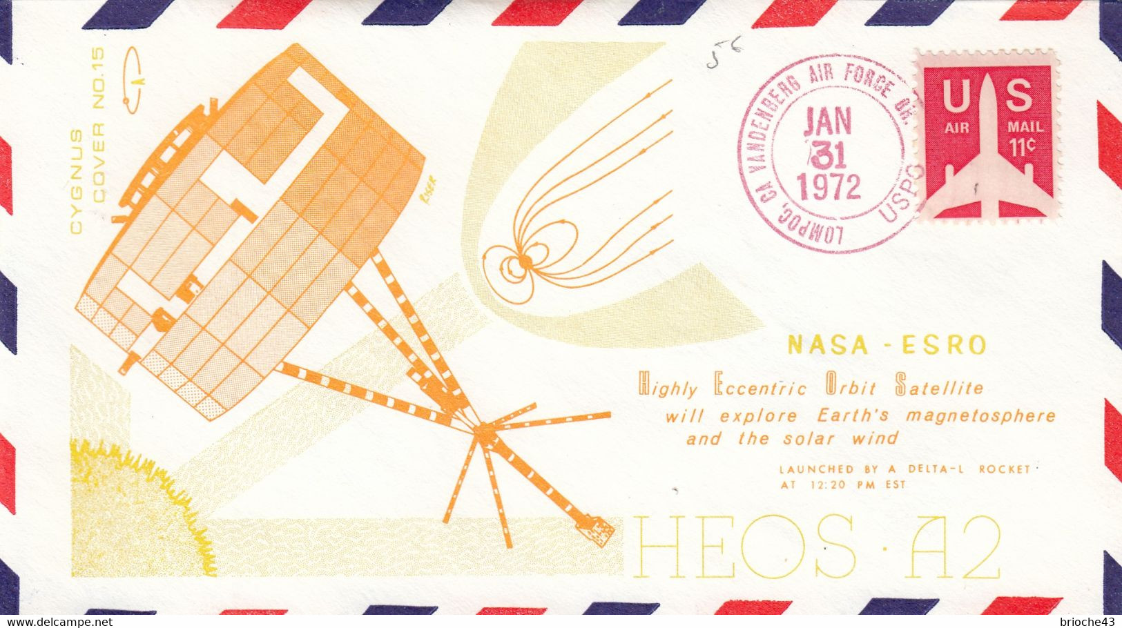 NASA ESRO  - VANDENBERG CA JAN 31.1972 /2 - Otros & Sin Clasificación