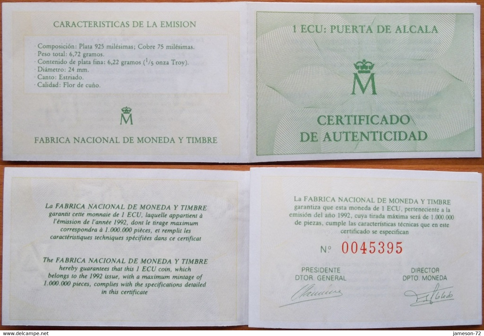 SPAIN - Silver Ecu 1992 "Madrid European Culture Capital" X# M8  Edelweiss Coins - Ongebruikte Sets & Proefsets
