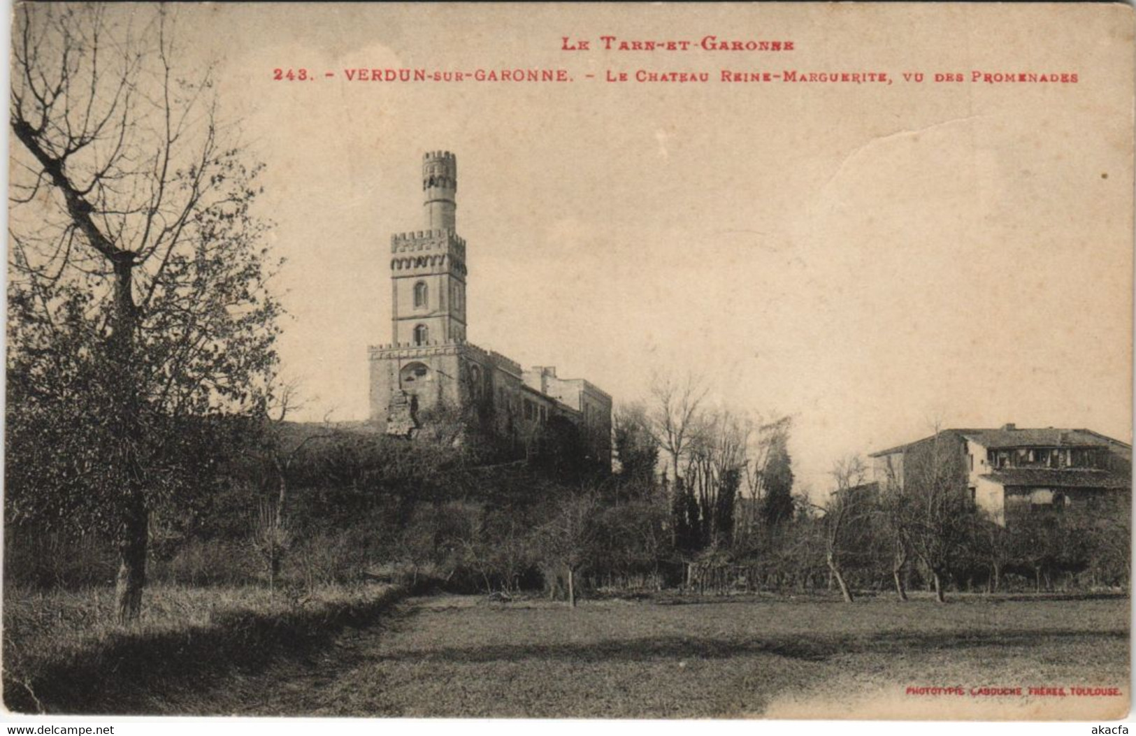 CPA VERDUN-SUR-GARONNE Le Chateau Reine-Marguerite (979354) - Verdun Sur Garonne