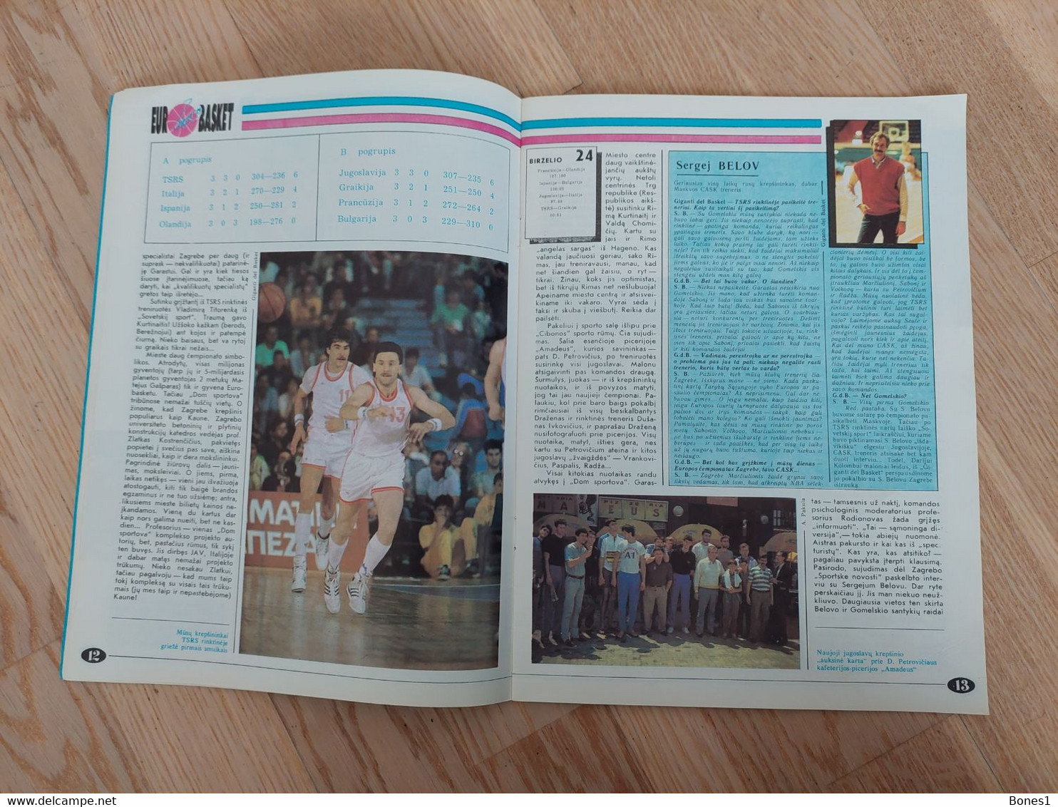 Basketball Magazine Dražen Petrović Nicos Galis Arvydas Sabonis 1989 - Deportes