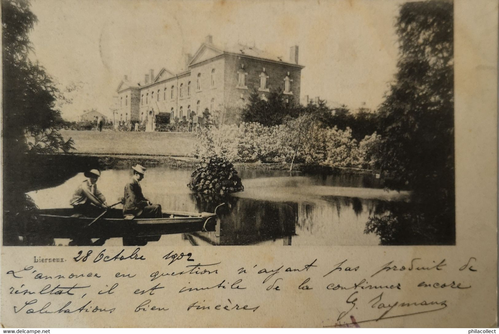 Lierneux // Chateau (animee) 1902 - Lierneux