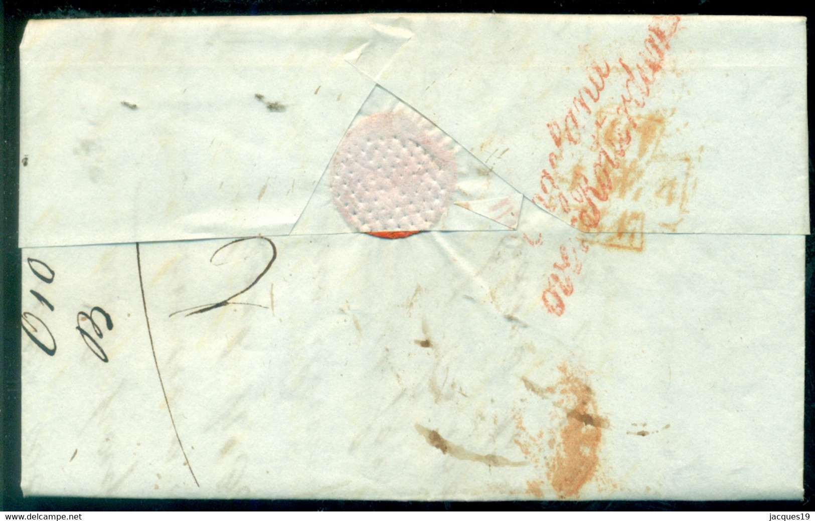 Engeland 1847 Brief Van London Naar Scheurleer Den Haag Over Rotterdam Korteweg 147 - ...-1840 Prephilately