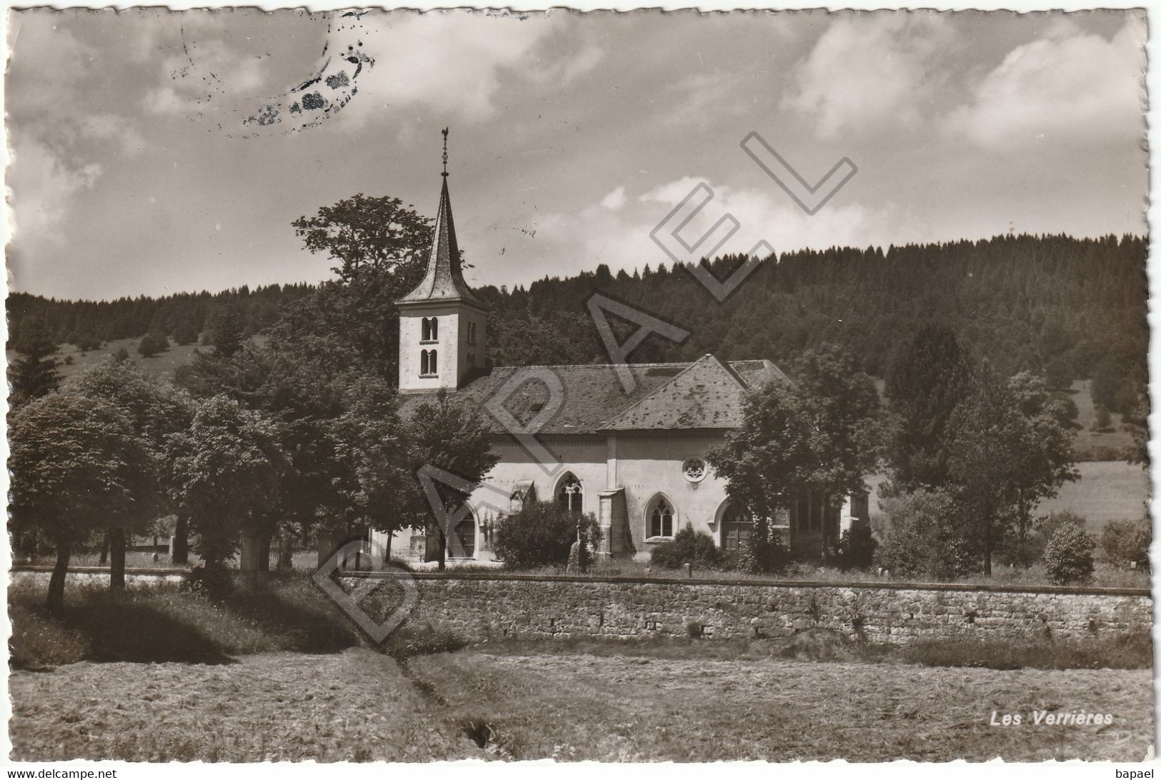 Les Verrières (Suisse) - Photo A. Deriaz (Baulmes) (Recto-Verso) - Les Verrières