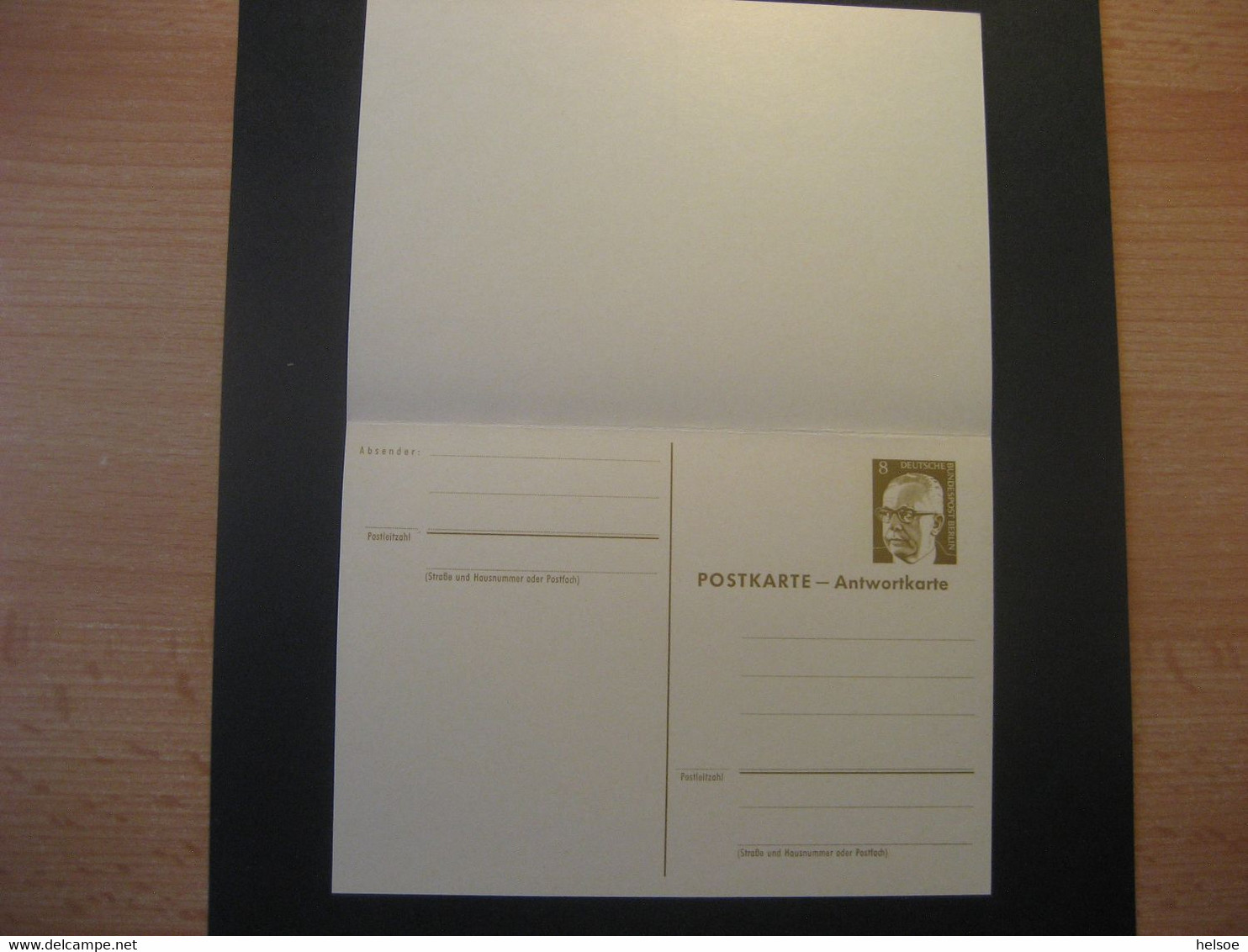 Deutschland Berlin 1972- Ganzsache Postkarte Mit Antwortkarte Gustav Heinemann Ungebraucht MiNr. P 86 - Cartoline - Nuovi