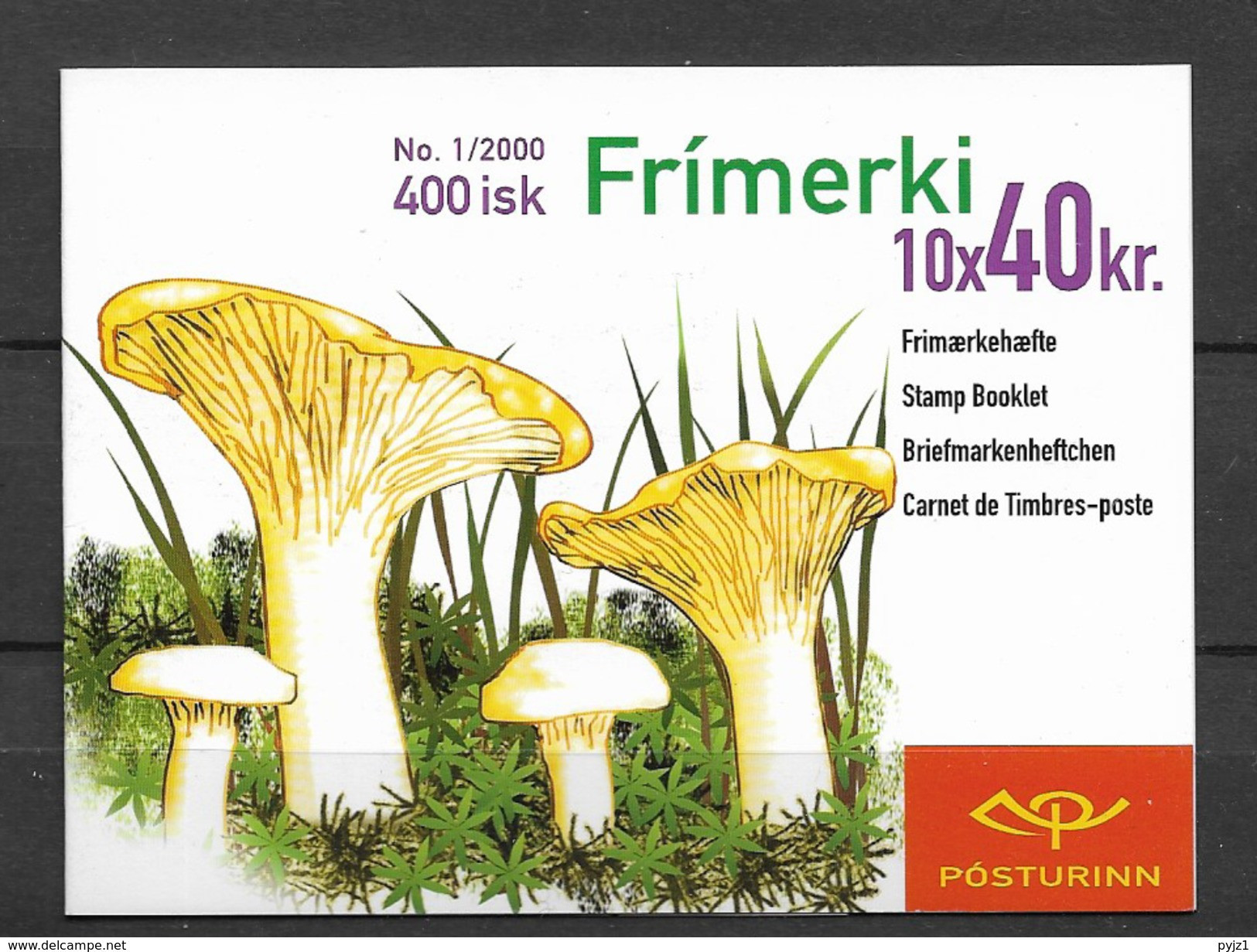 2000 MNH Iceland Booklet MI 943, Postfris** - Booklets
