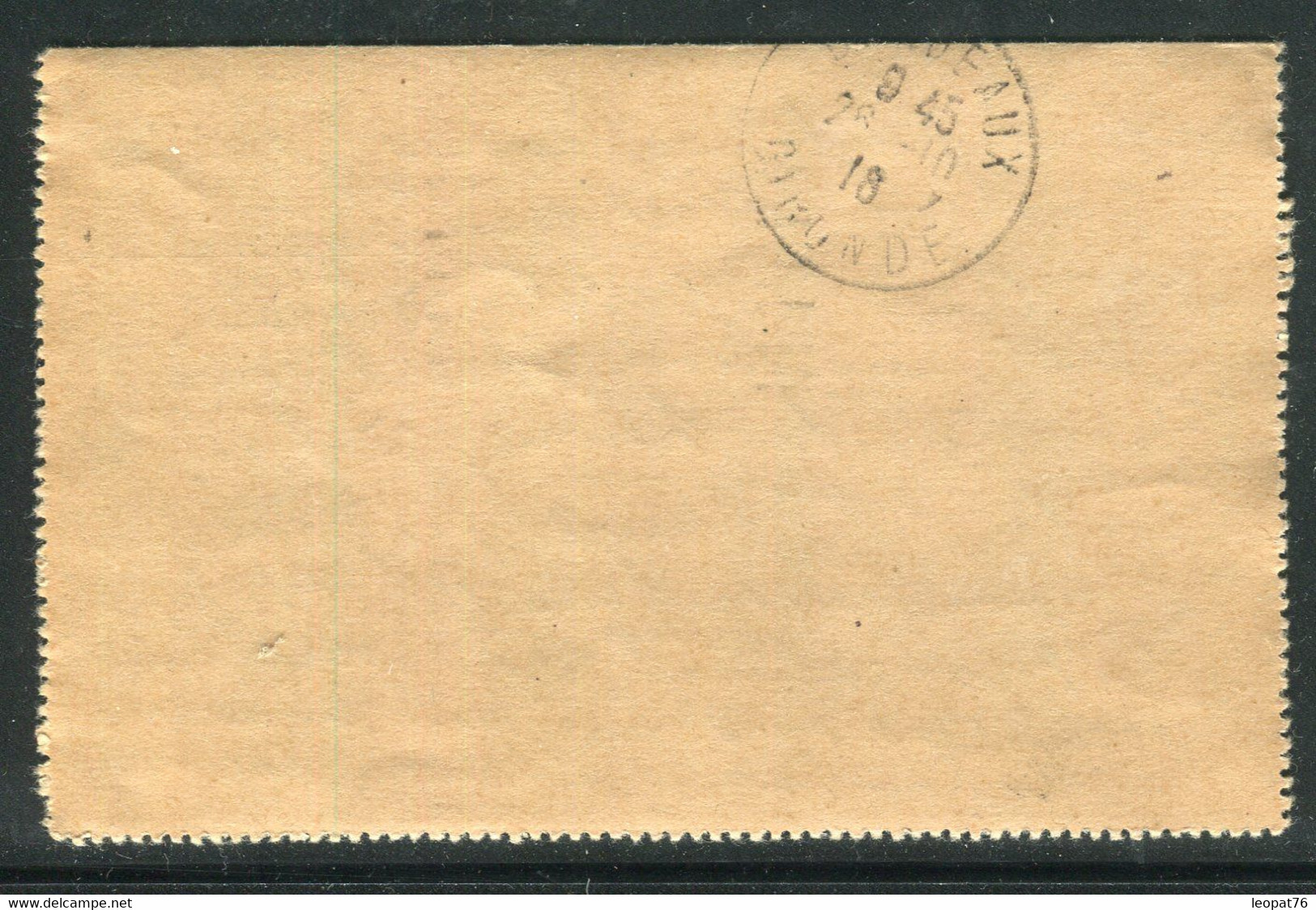 Entier Postal Carte Lettre Type Semeuse De Paris Pour Bordeaux En 1916 - Réf F16 - Kartenbriefe