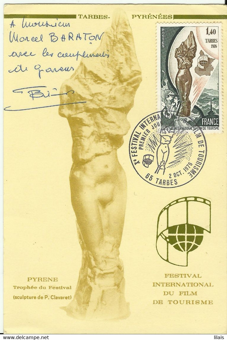 Carte Premier Jour - Dédicace Graveur - Used Stamps