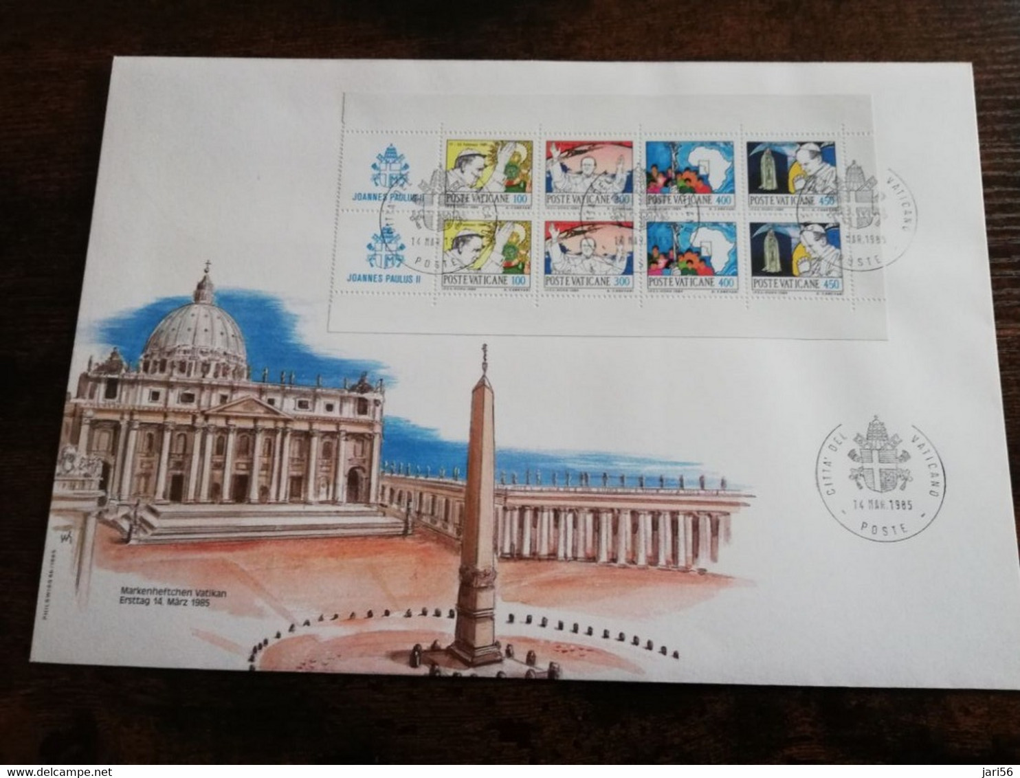 NICE LETTER VATICANO     / BIG COVER / STAMPBOOKLET         ** BRIEF 50** - Libretti