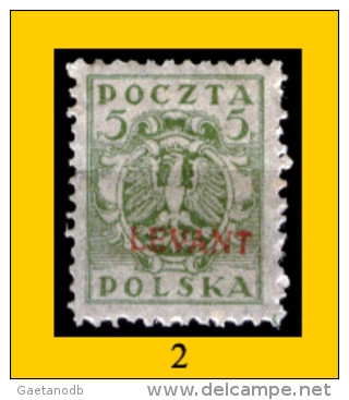 Levante-Polacco-01 - 1919 - Y&T: N. 1, 2, 3, 4, 5, 6, 7, (+) - Privi Di Difetti Occulti - A Scelta. - Levant (Turkey)