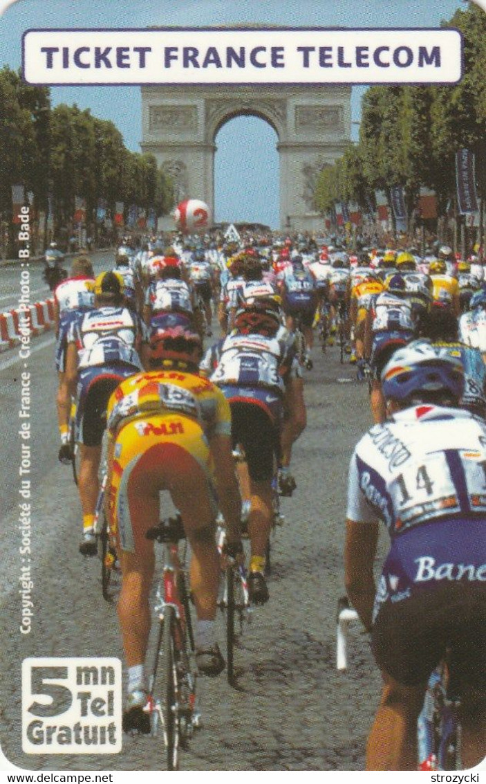 France -  Cycling - 88 Tour De France 2001 - Tickets FT