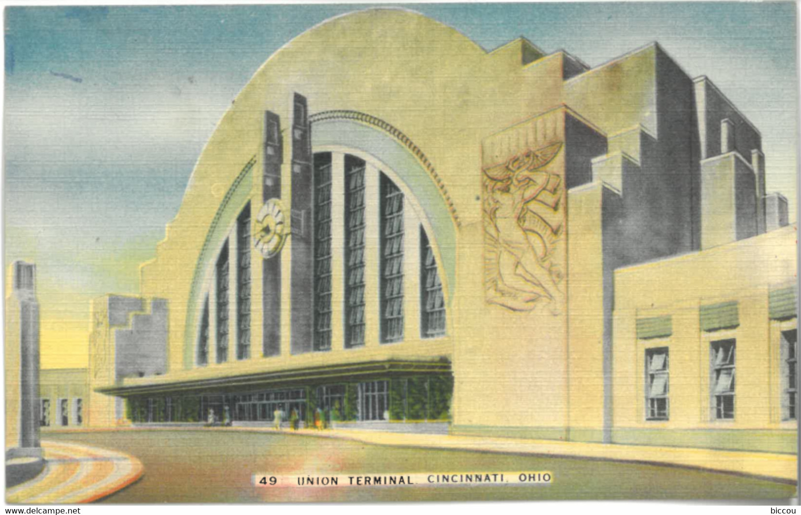 Post Card Union Terminal CINCINNATI - Ohio N° 49 - Cincinnati