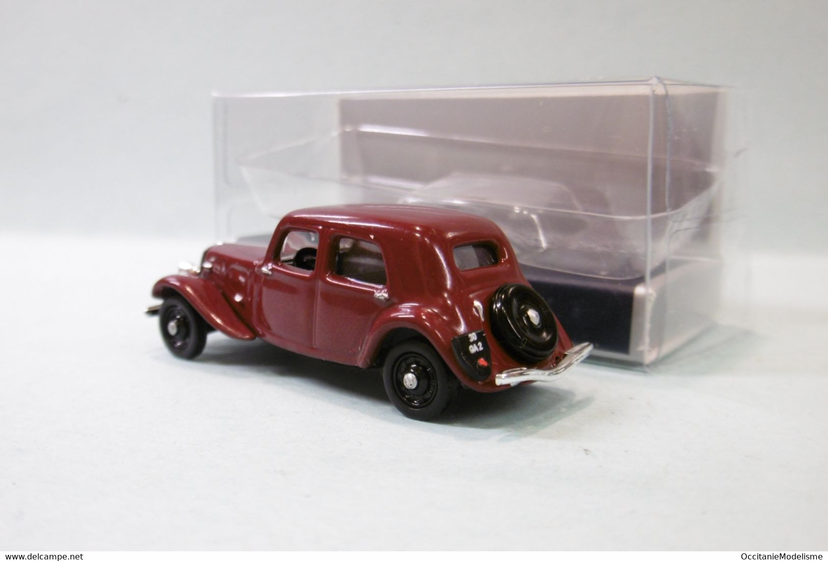 Norev - CITROEN TRACTION 11 AL 1938 Bordeaux Réf. 153008 Neuf NBO HO 1/87 - Véhicules Routiers