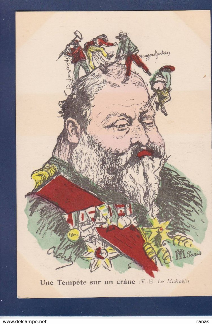 CPA Angleterre Satirique Caricature Edouard VII Non Circulé Par ORENS - Andere & Zonder Classificatie