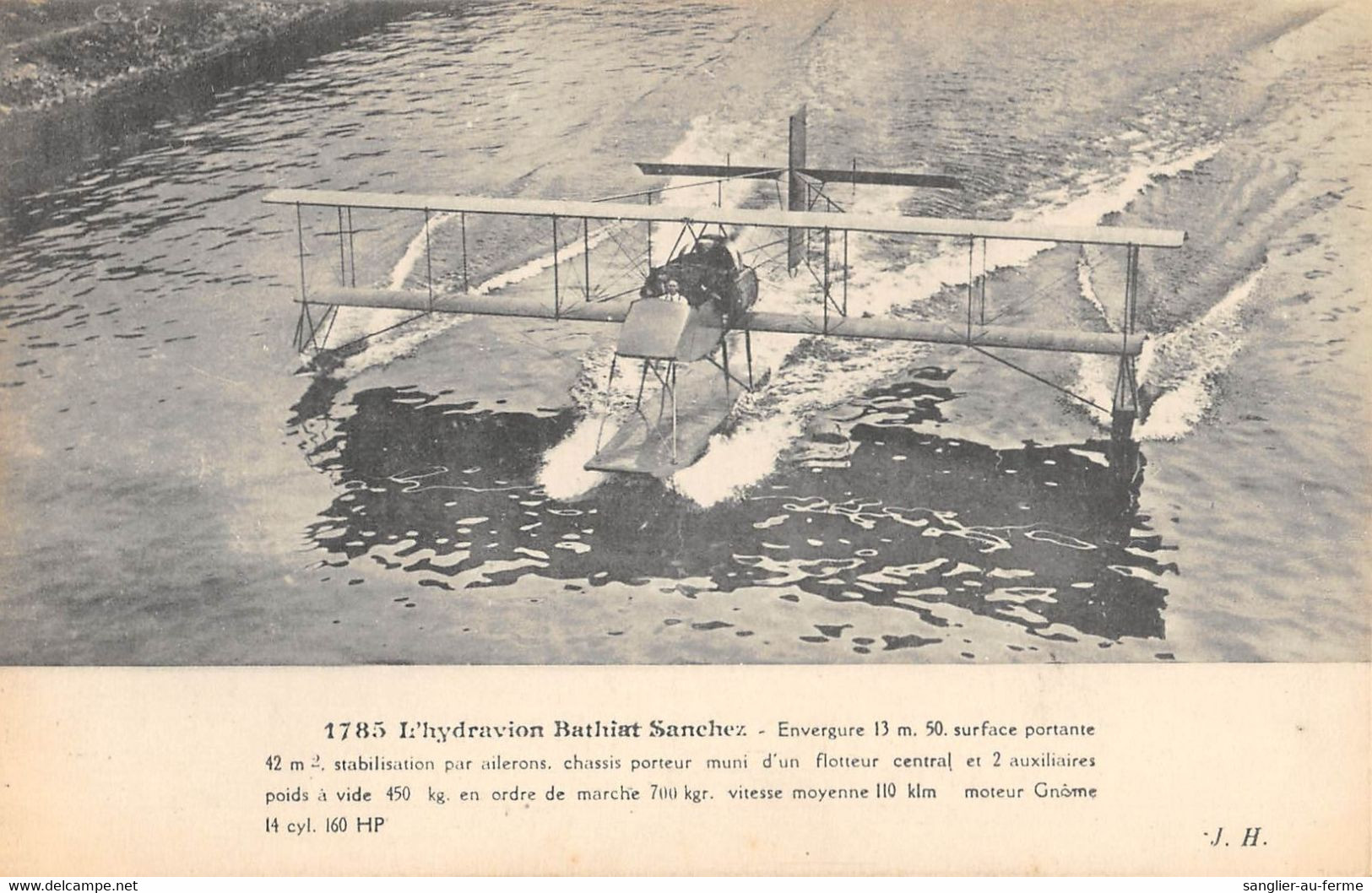 CPA AVIATION L'HYDRAVION BATHIAT SANCHEZ - ....-1914: Precursors