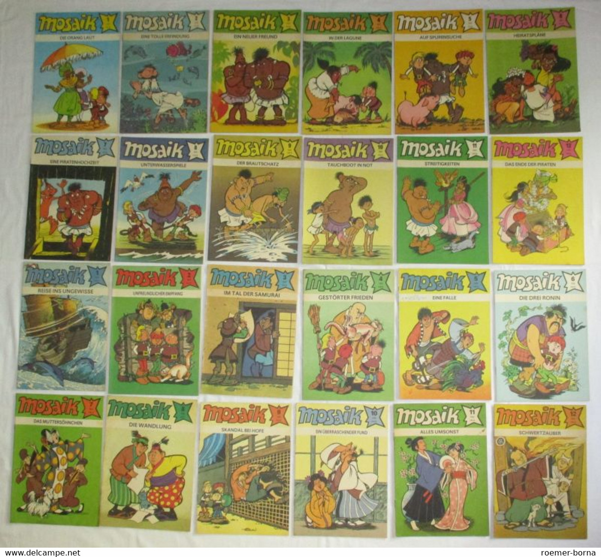 Mosaik Abrafaxe 1/1976 bis 252/1996 komplett 252 Hefte (125068)